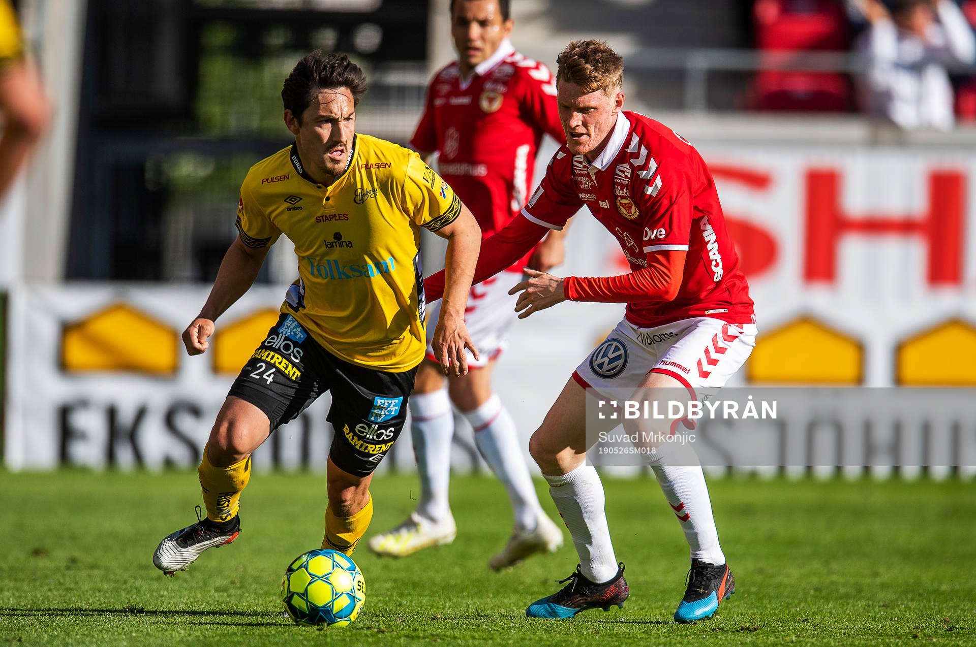 Kalmars Rasmus Elm och Elfsborgs Stefan Ishizaki