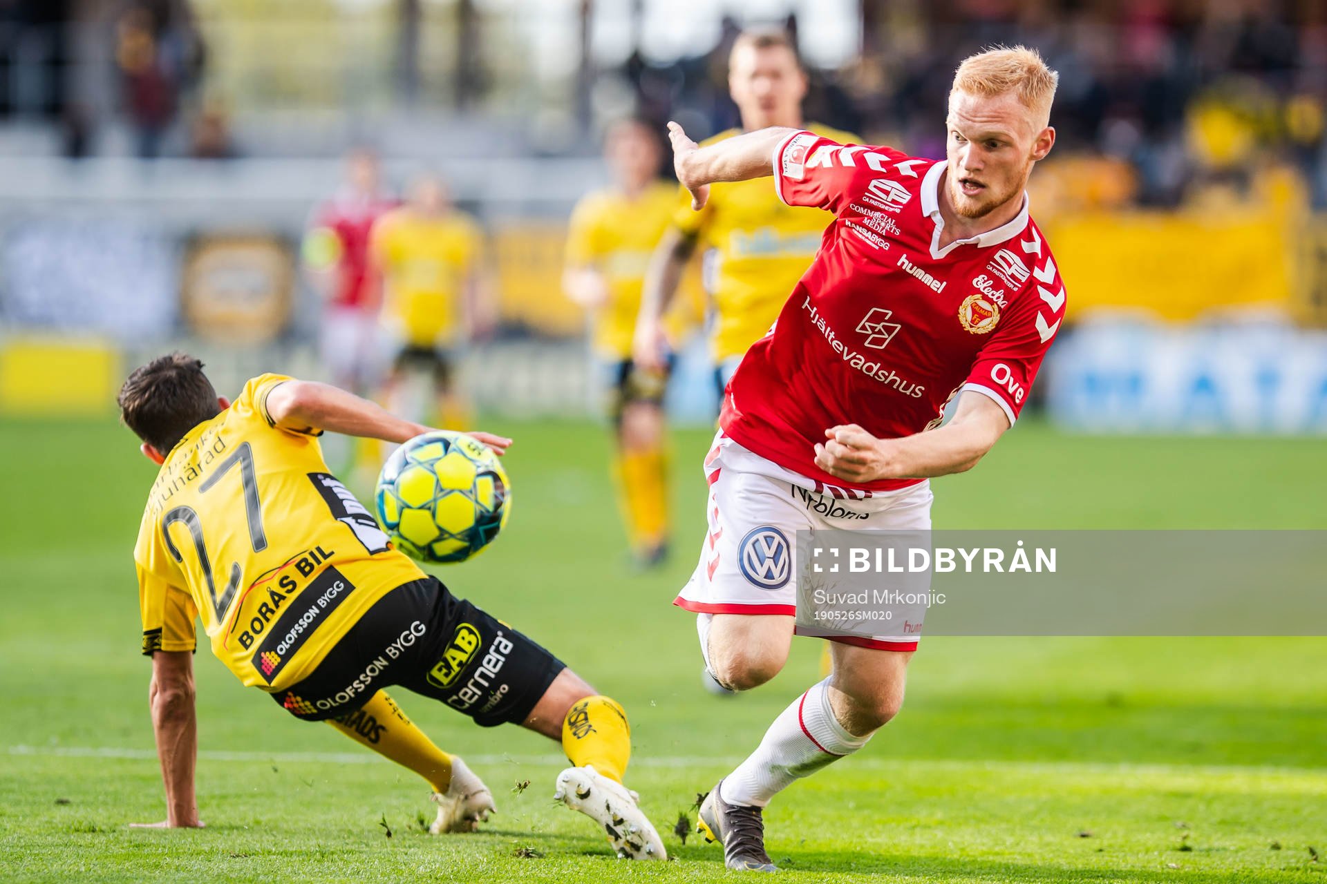 Kalmars Nils Fröling och Elfsborgs Frederik Holst