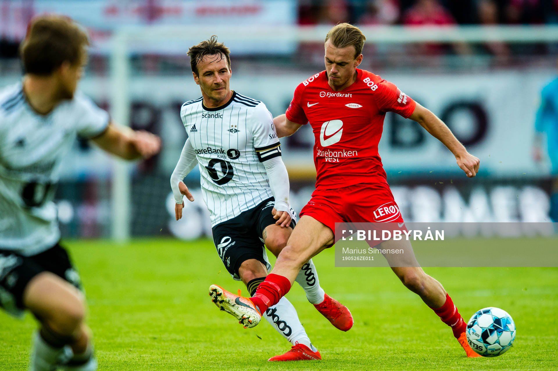 Mike Lindemann Jensen of Rosenborg and Petter Strand of