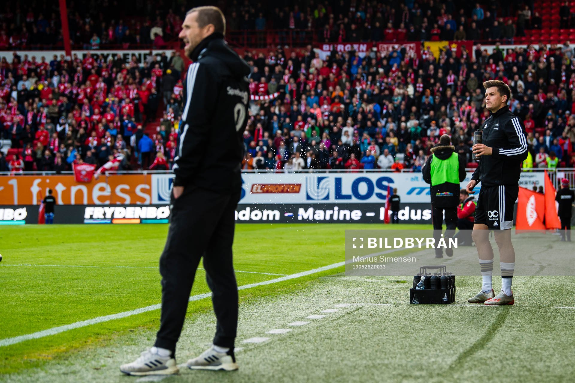 Eirik Horneland, head coach of Rosenborg,  and Pål Andre