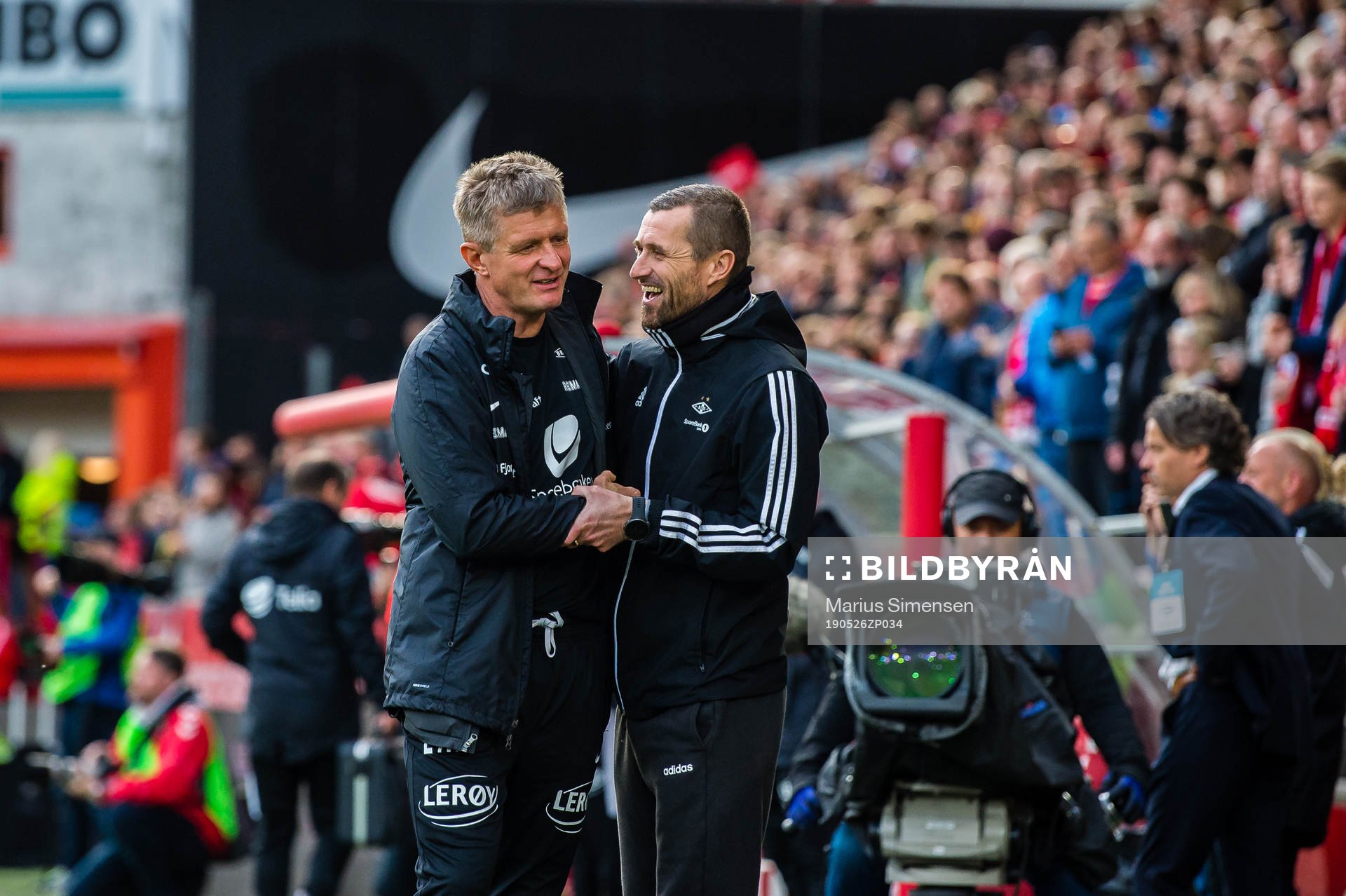 Lars Arne Nilsen, head coach of Brann,  and Eirik