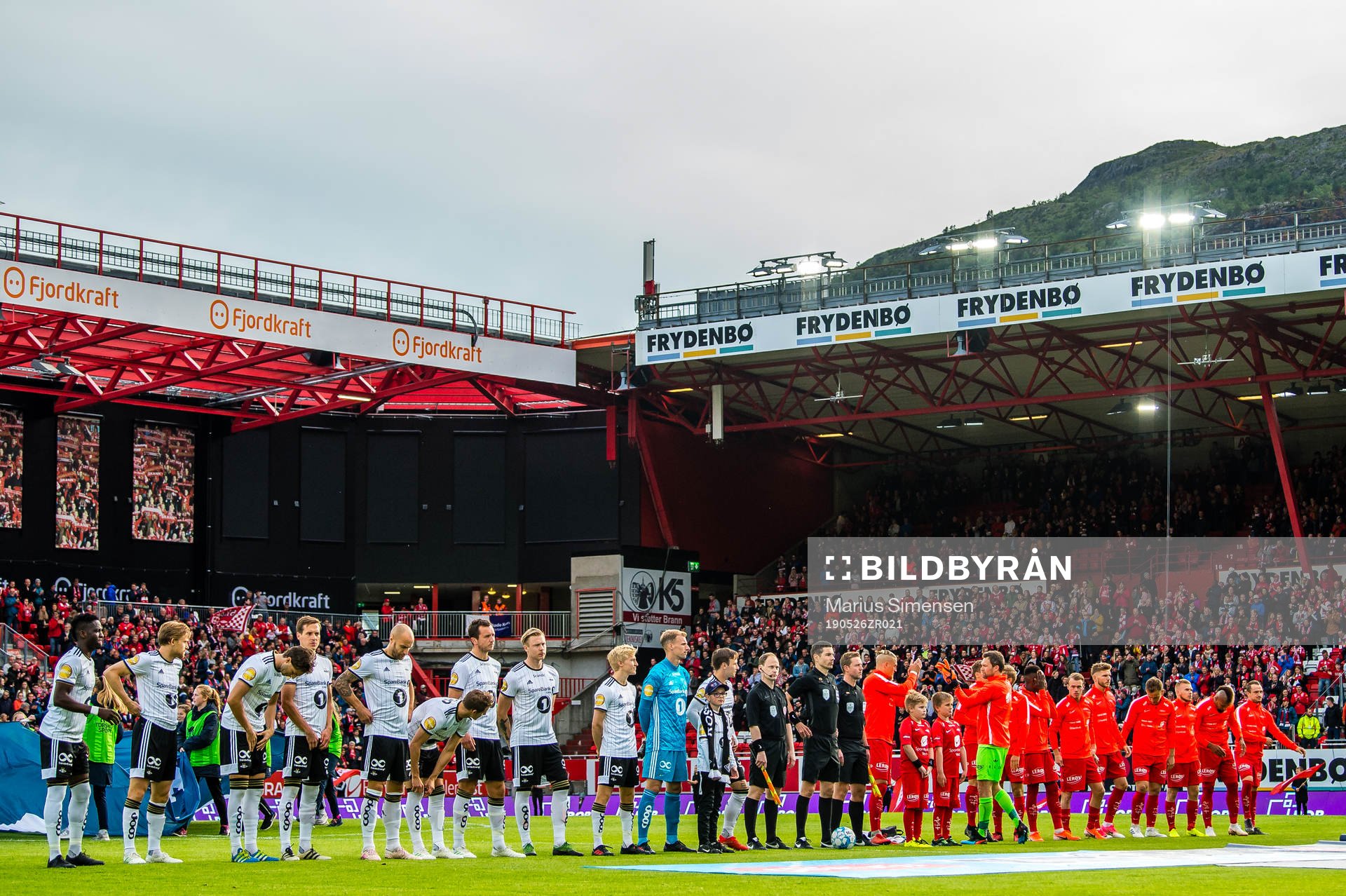 Players of Rosenborg and Brann
