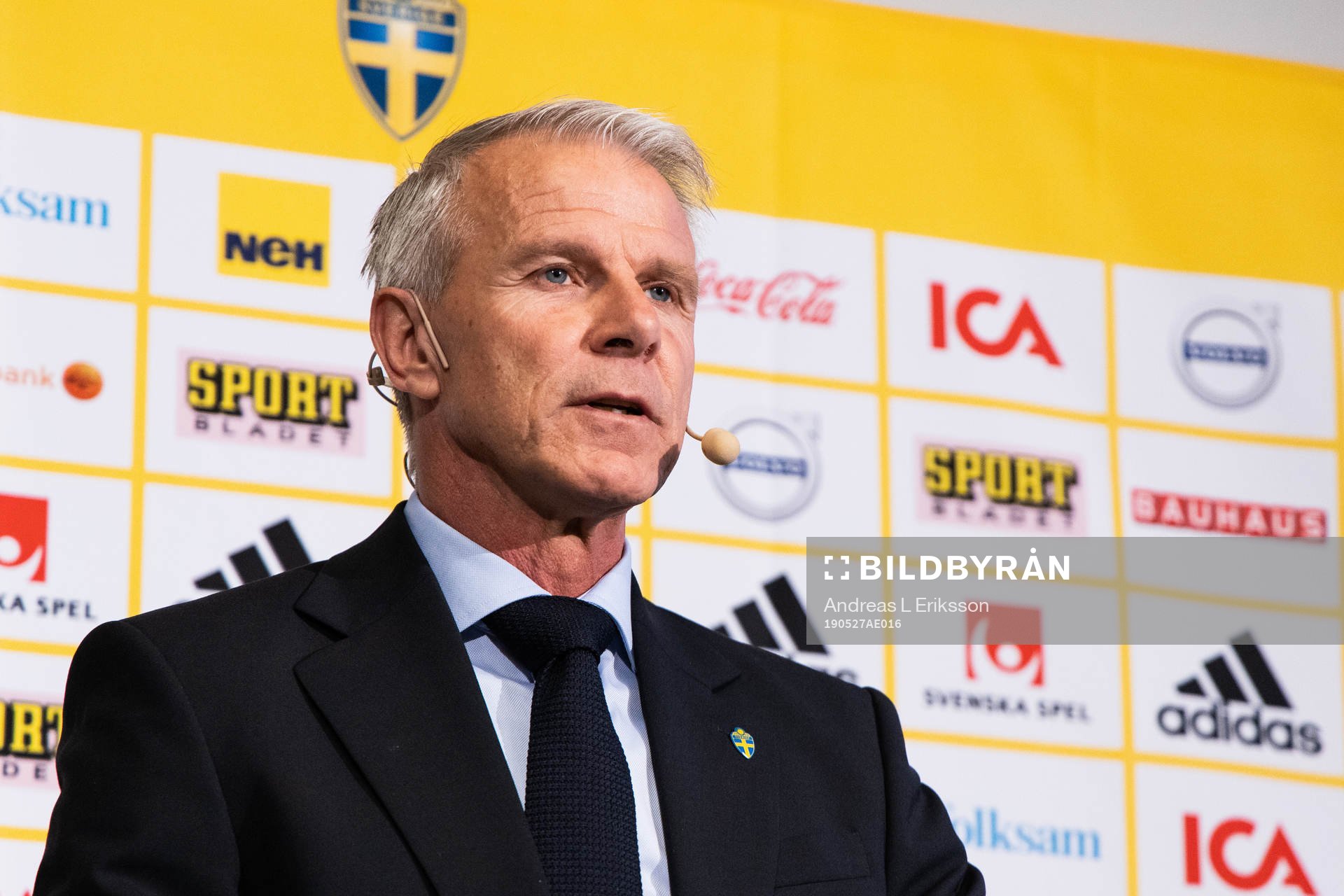 Head coach of the U21 team Roland Nilsson