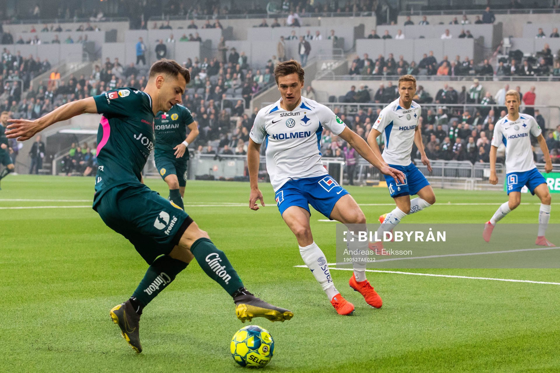 Hammarbys Alexander Kacaniklic och IFK Norrköpings Rasmus