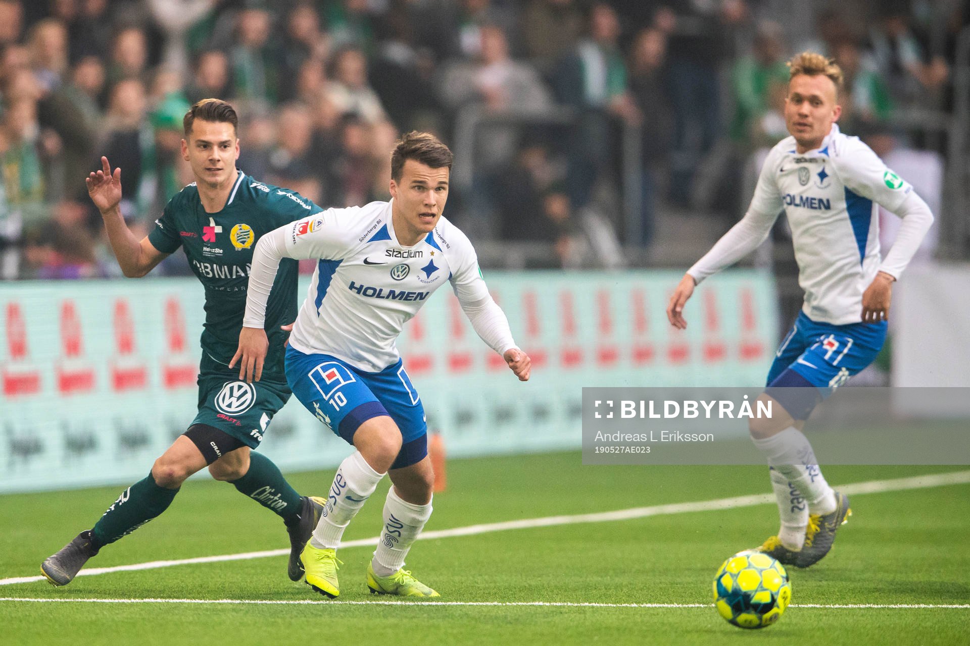 Hammarbys Alexander Kacaniklic och Simon Skrabb samt