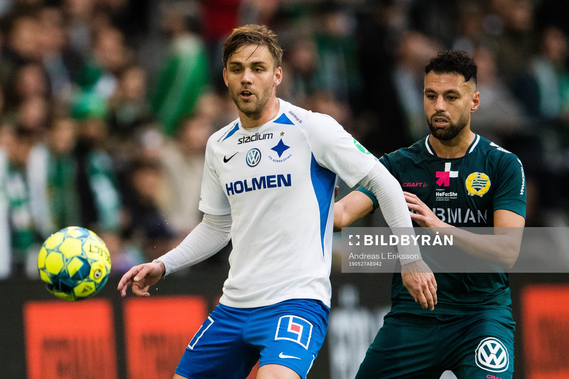 IFK Norrköpings Christoffer Nyman och Hammarbys Imad