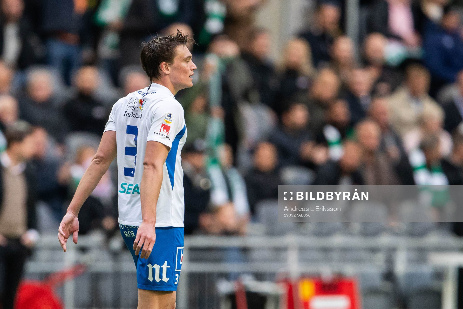 IFK Norrköpings Rasmus Lauritsen deppar