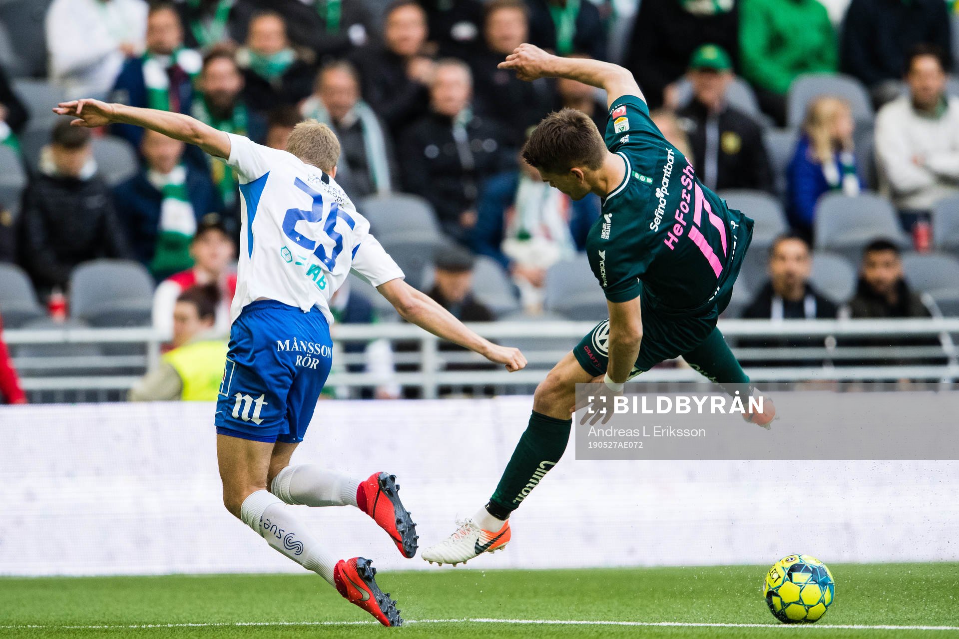 IFK Norrköpings Filip Dagerstål och Hammarbys Vidar Örn