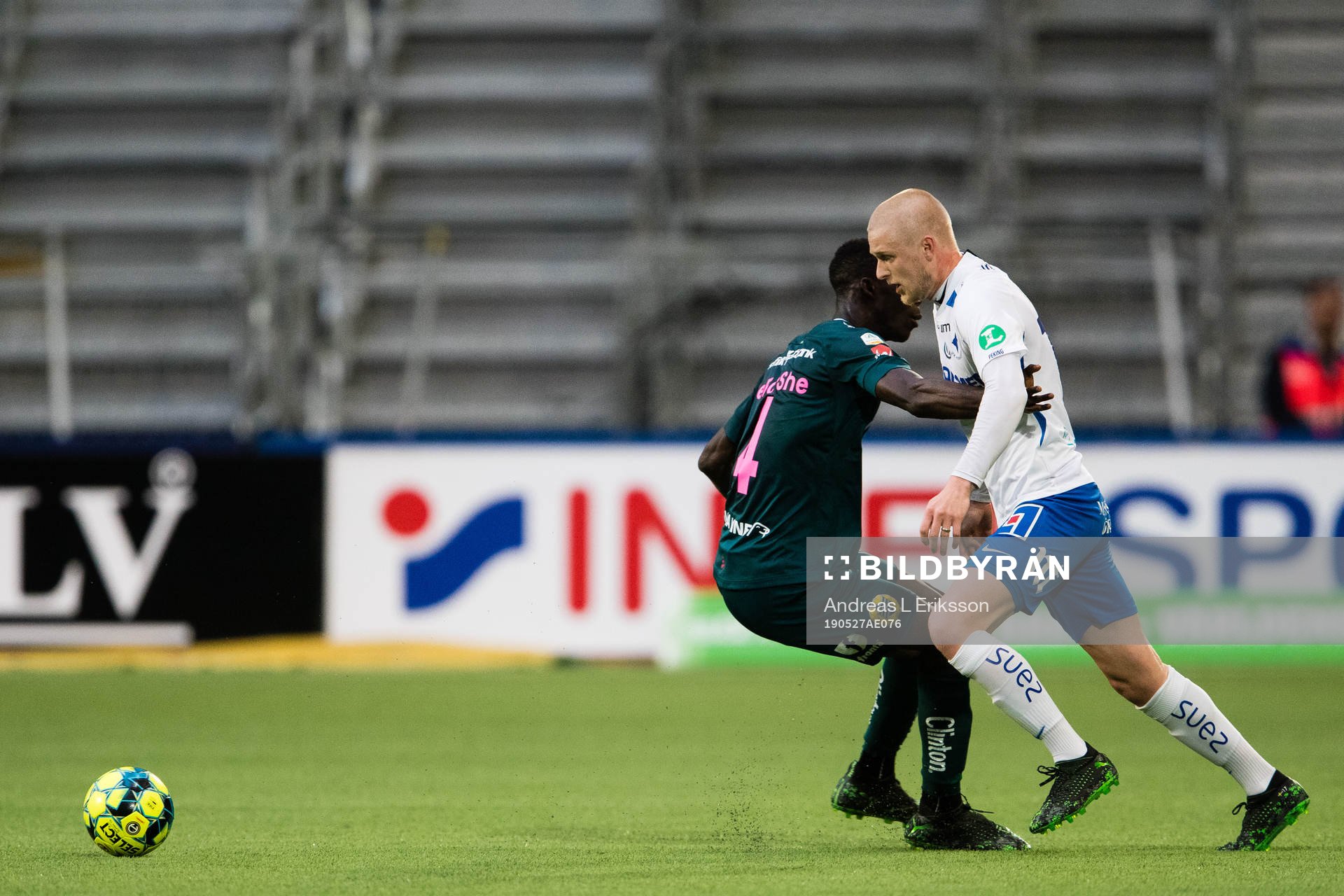 Hammarbys Kossounou Odilon och IFK Norrköpings Kalle