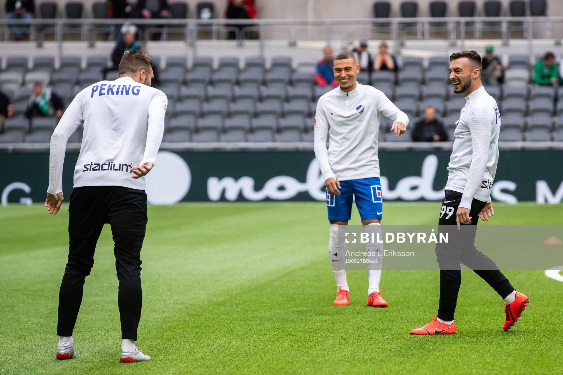 IFK Norrköpings Jordan Larsson och målvakt Sead