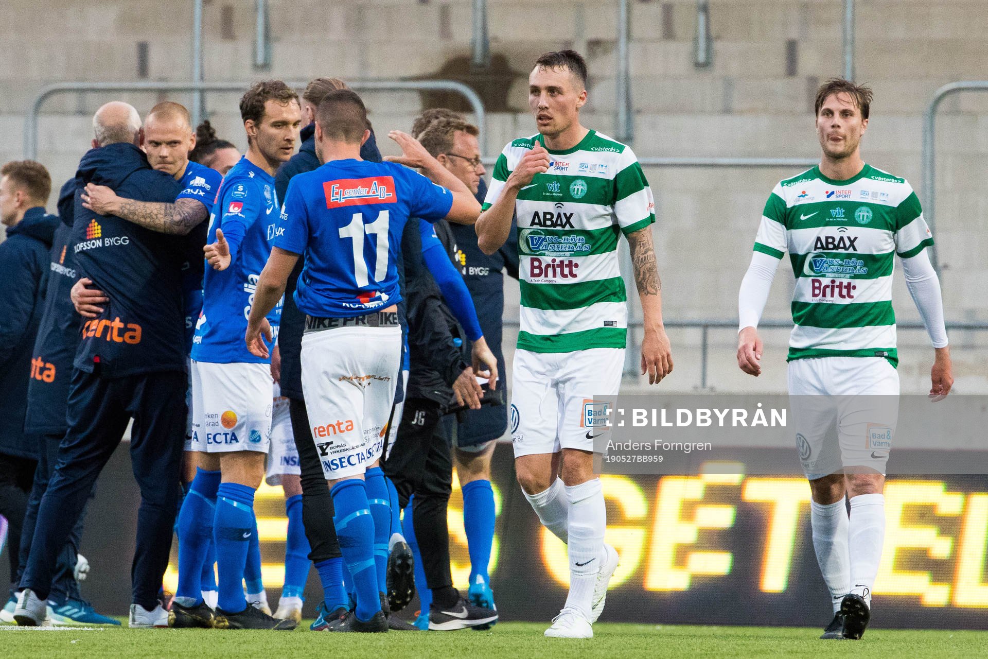 Västerås Filip Tronet och Jonas Hellgren deppar