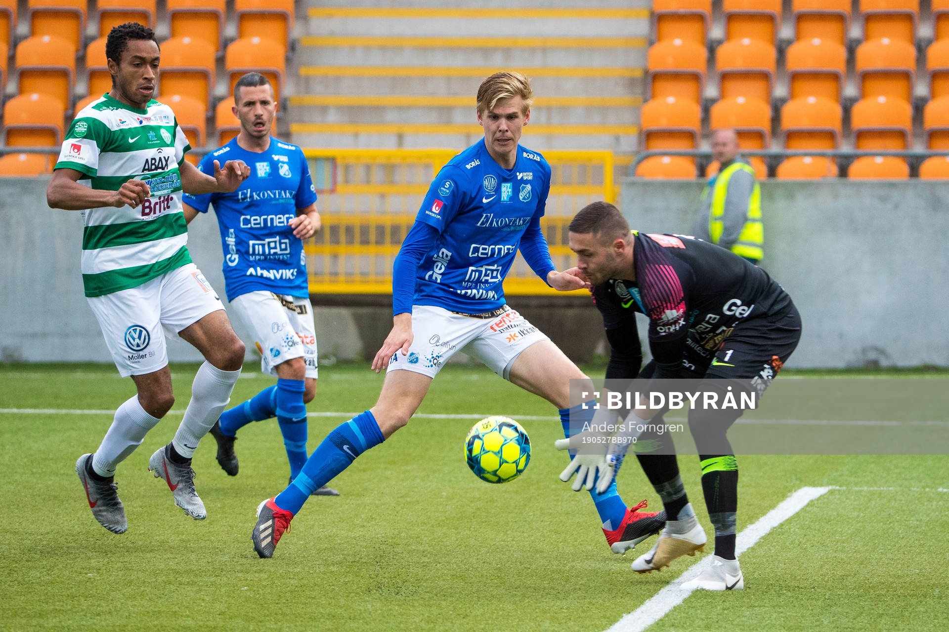 Västerås Brian Span mot Norrbys Didric Andersson och