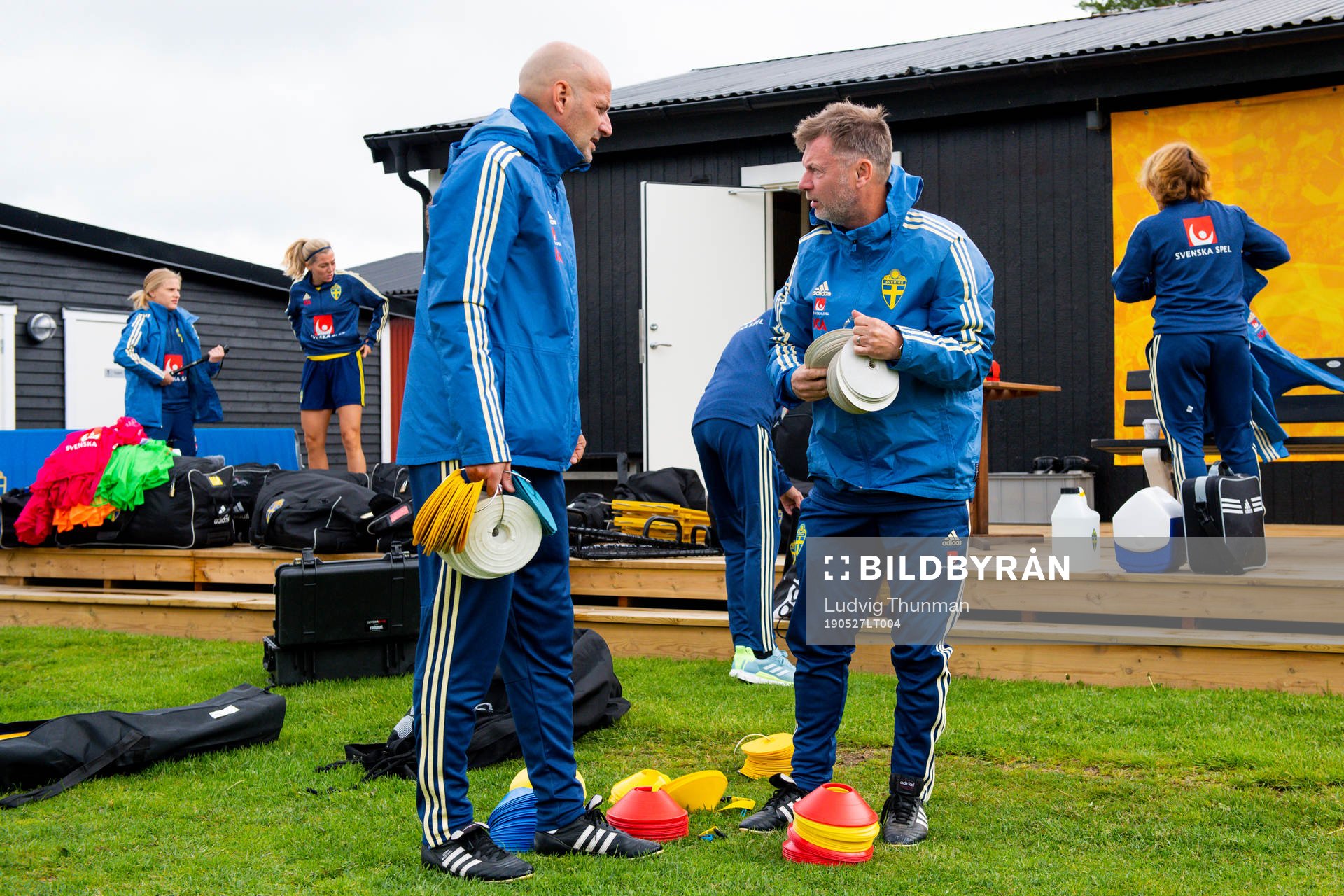 Magnus Wikman, assistant coach and Peter Gerhardsson, head