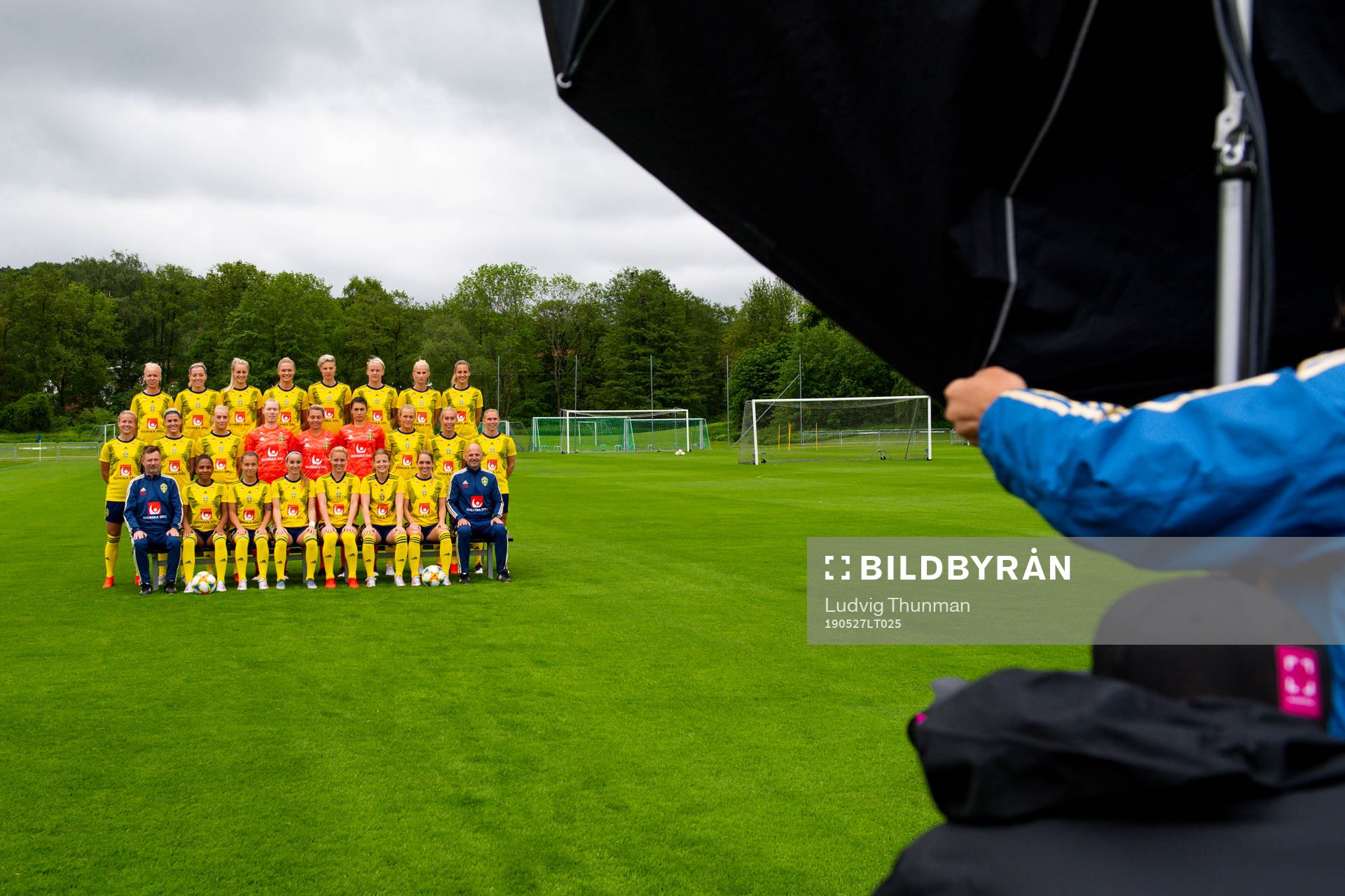 A team photo shoot with Players and coaching staff of the