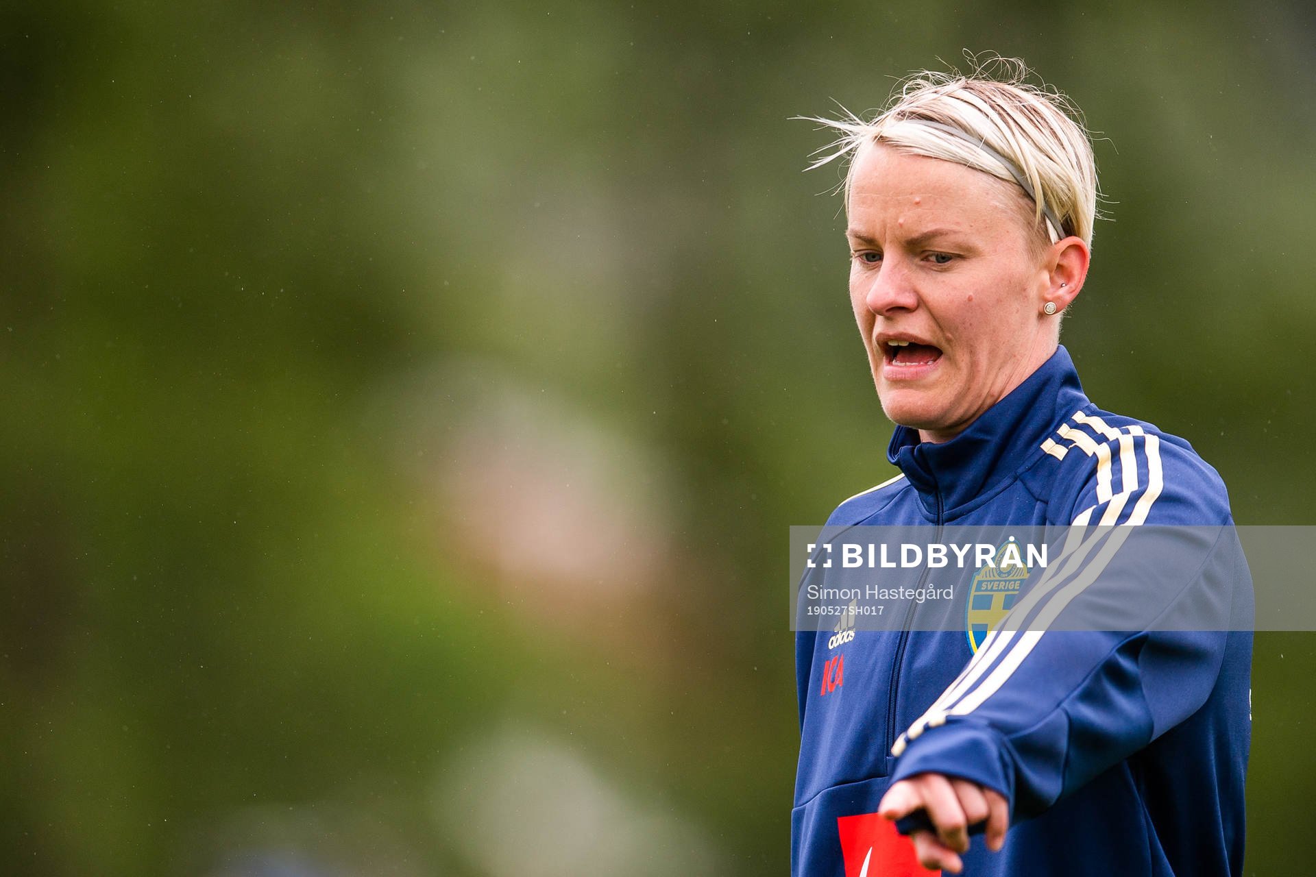 Nilla Fishcer of Swedish women national football team