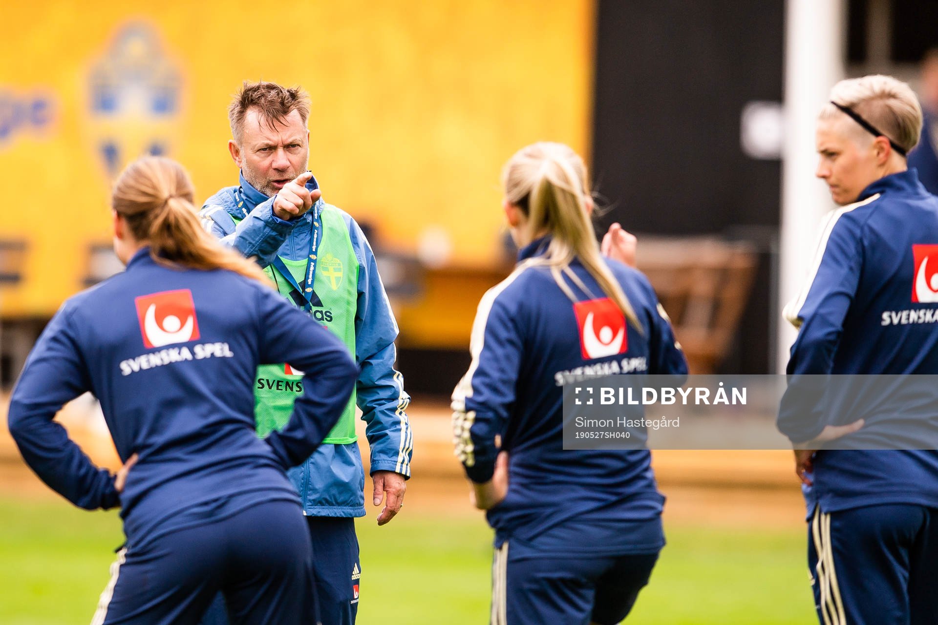 Peter Gerhardsson, head coach of Swedish women national