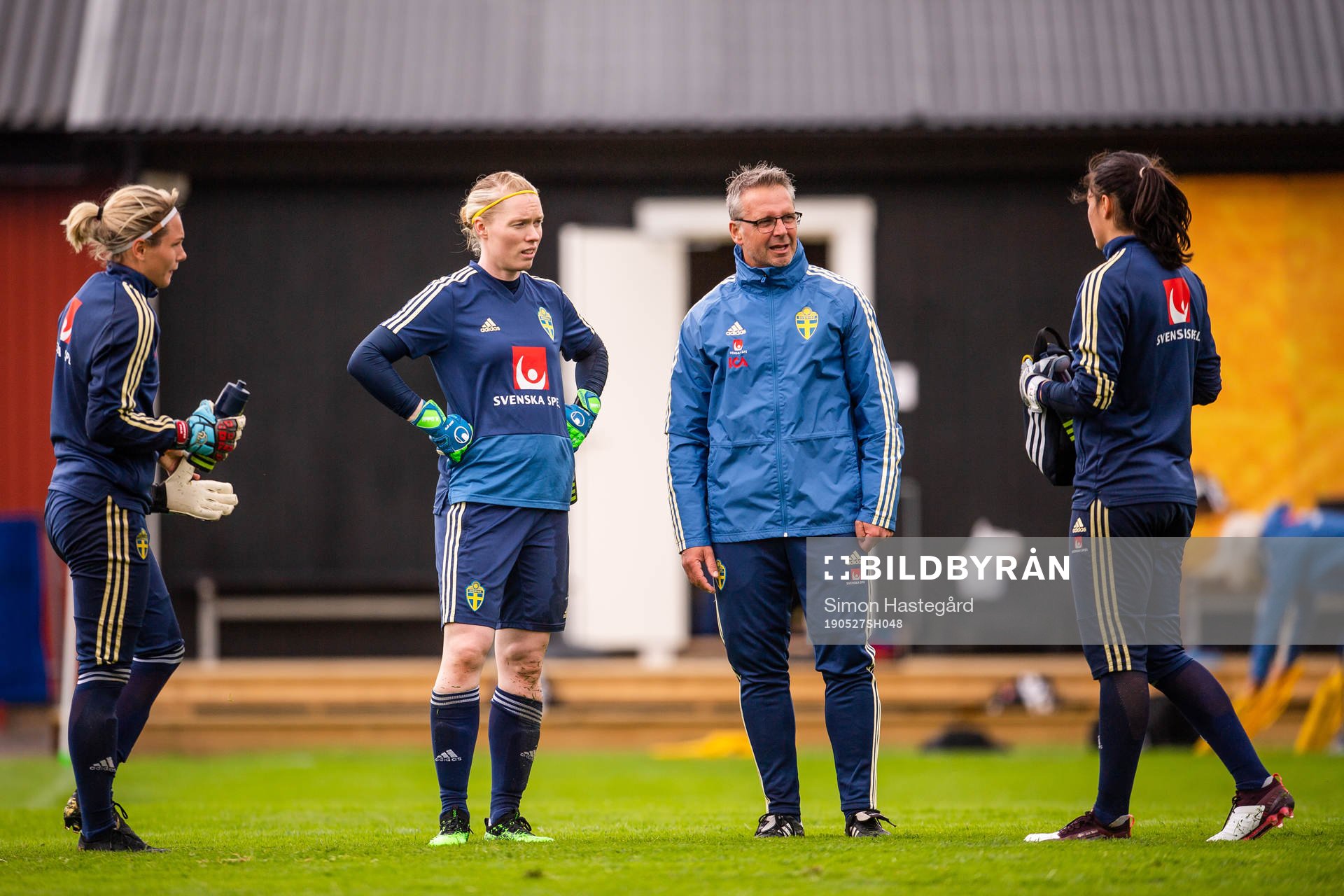 Goalkeeper Jennifer Falk,  Hedvig Lindahl, goalkeeper coach