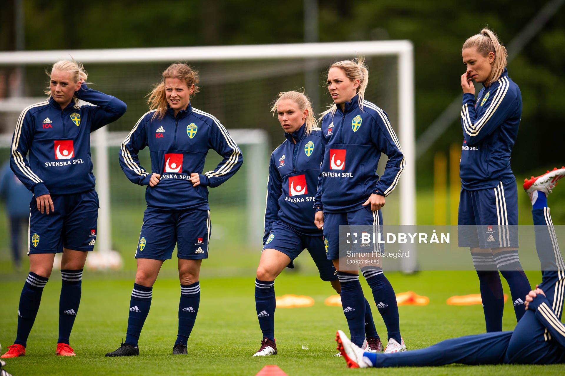 Stina Blackstenius, Anna Anvegård, Jonna Andersson, Elin