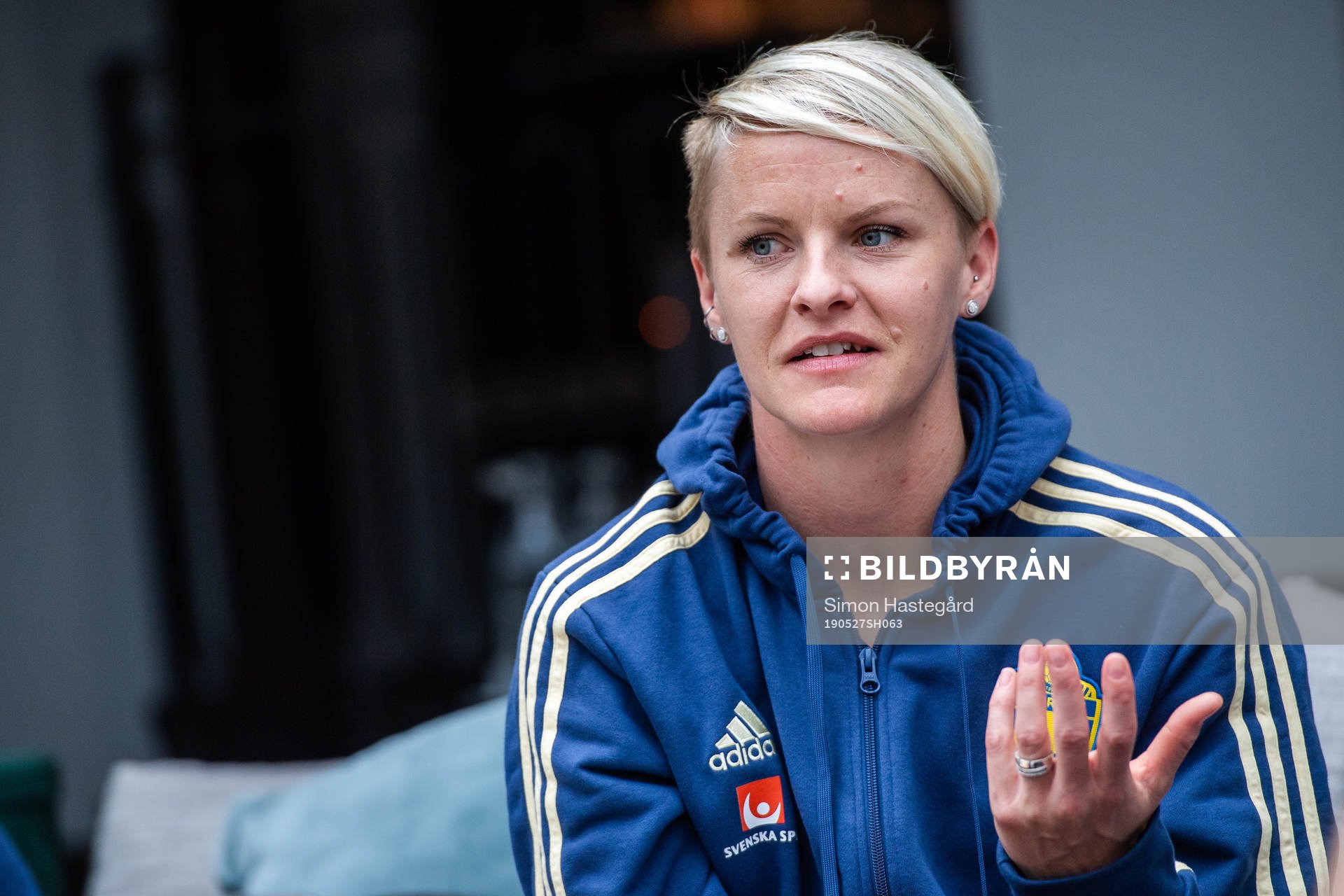 Nilla Fischer of Swedish women national football team