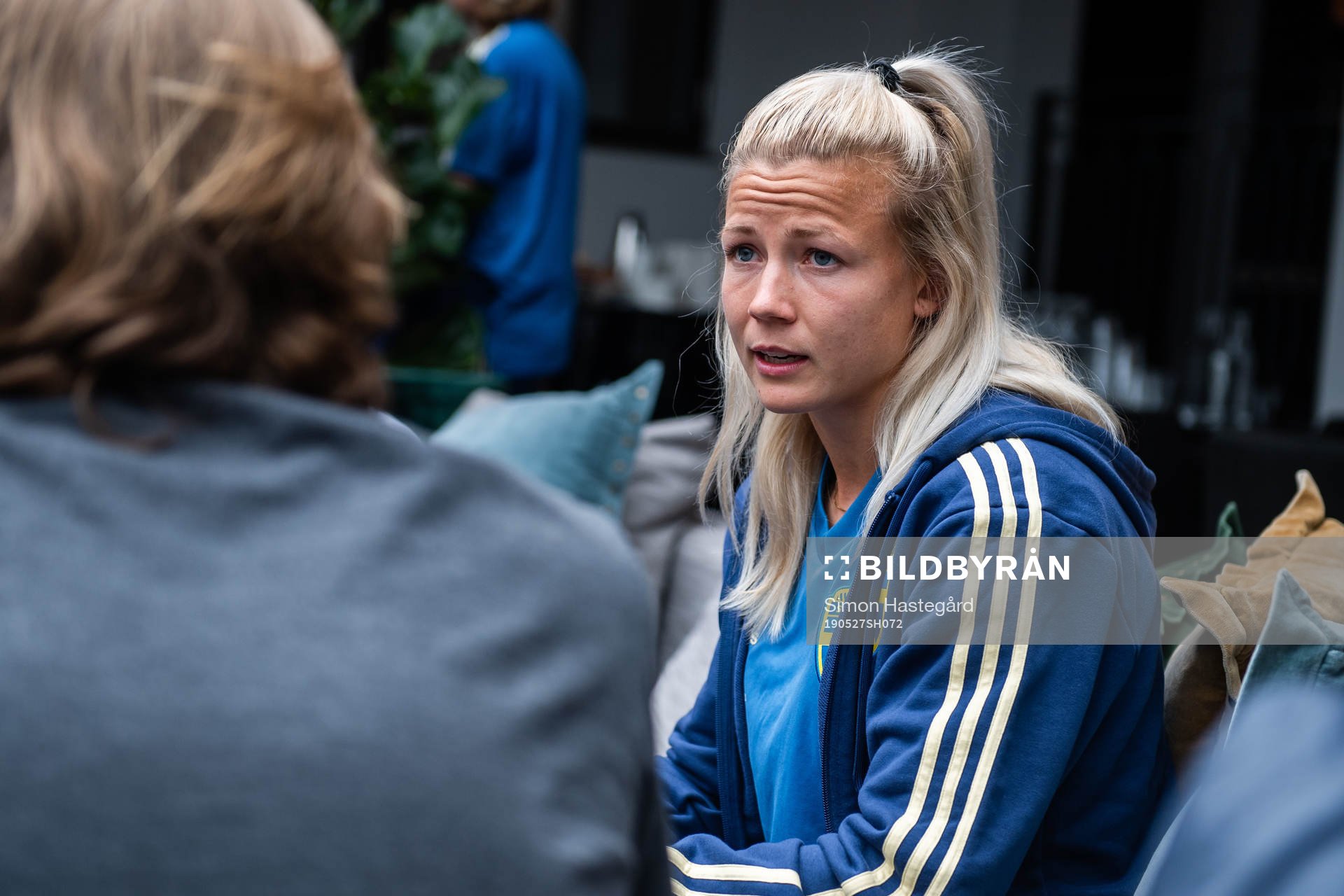 Hanna Glas of Swedish women national football team