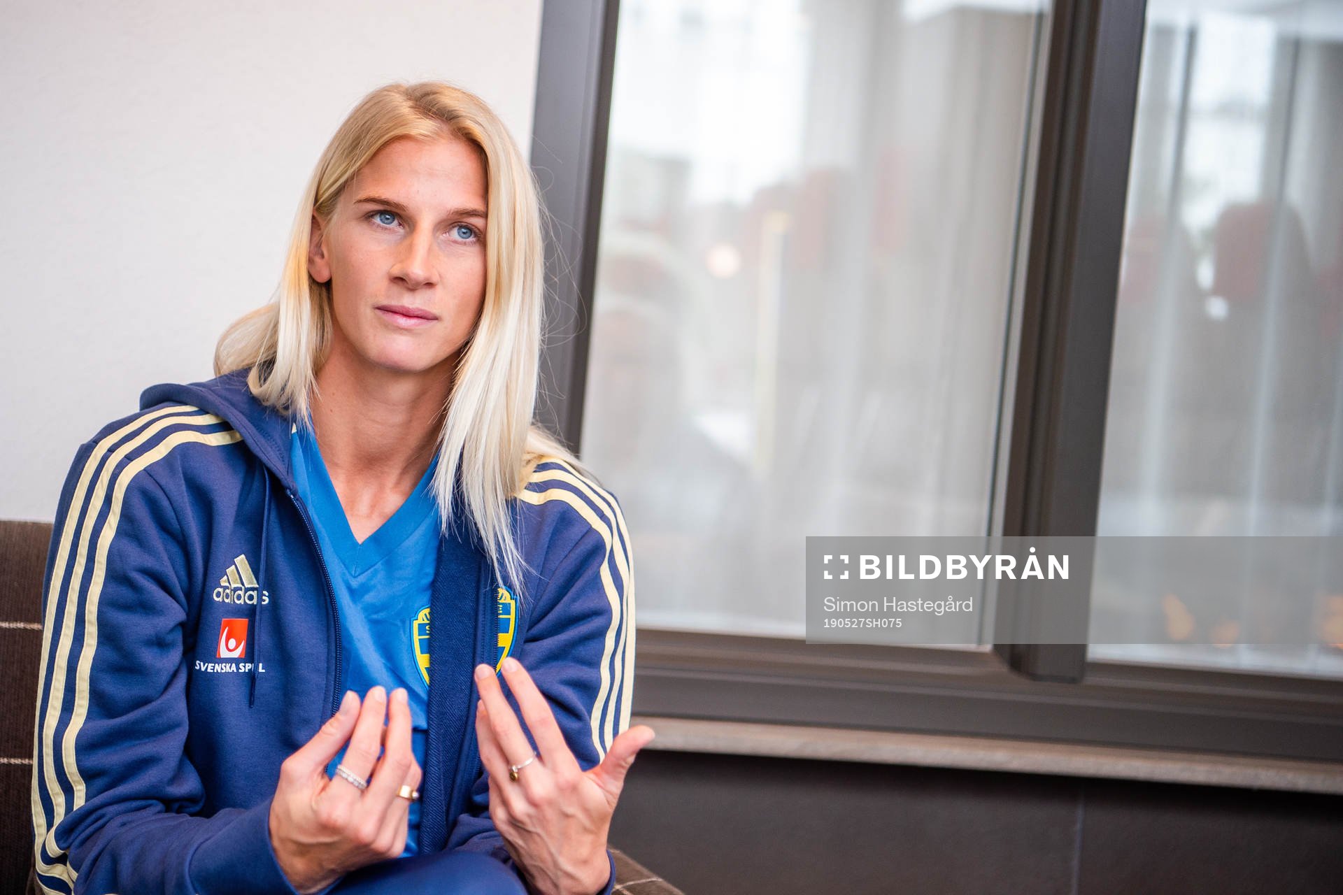 Sofia Jakobsson of Swedish women national football team