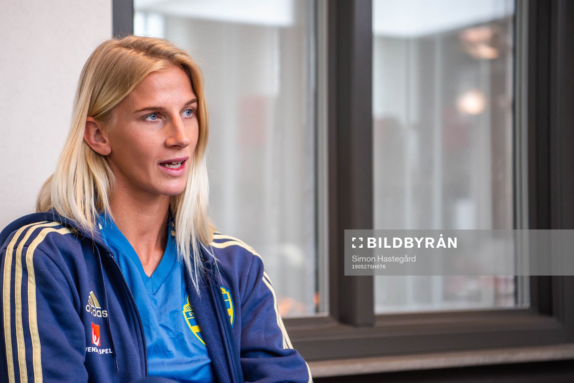 Sofia Jakobsson of Swedish women national football team