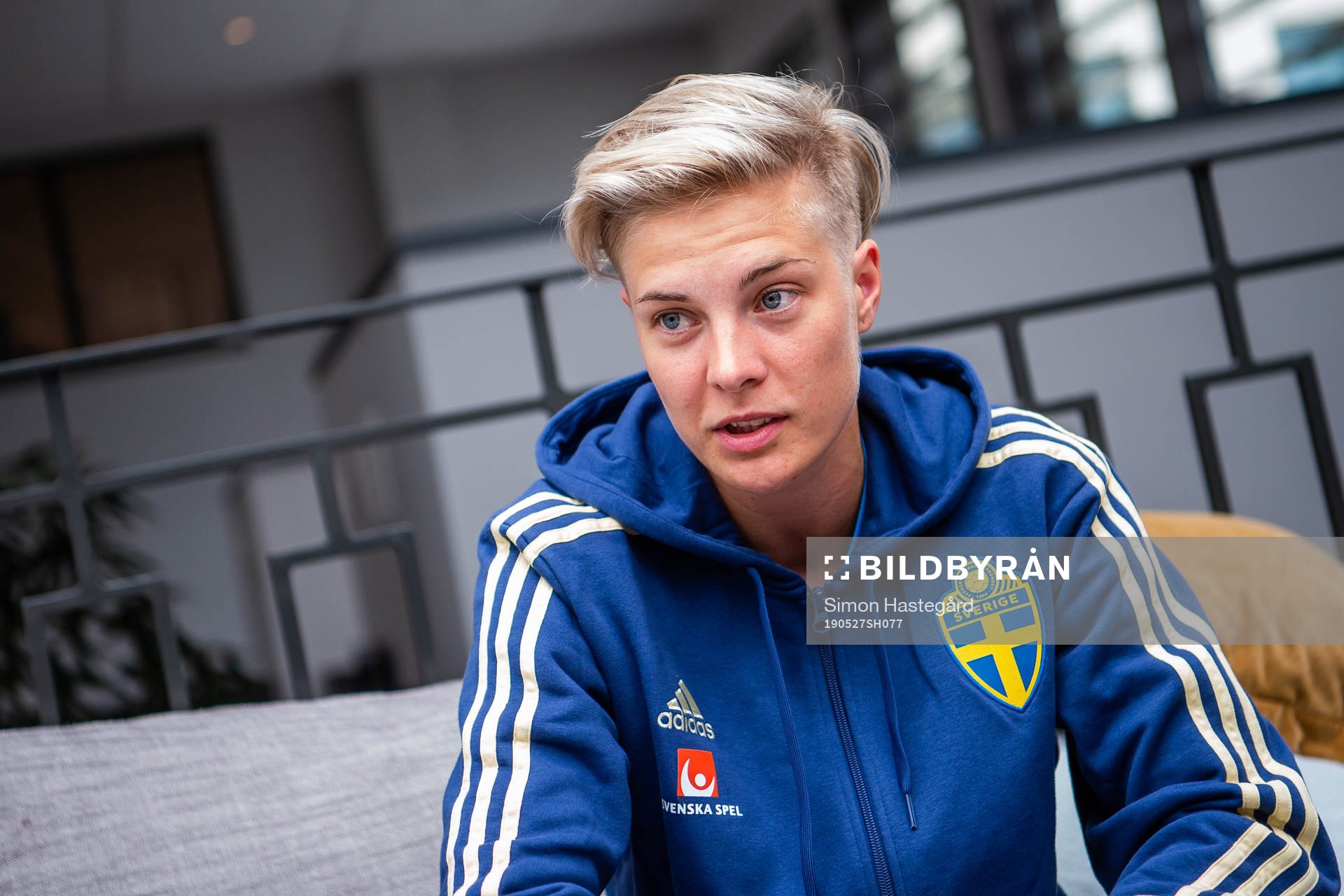 Lina Hurtig of Swedish women national football team
