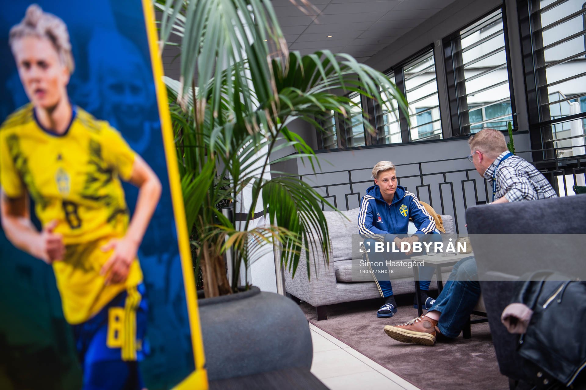 Lina Hurtig of Swedish women national football team