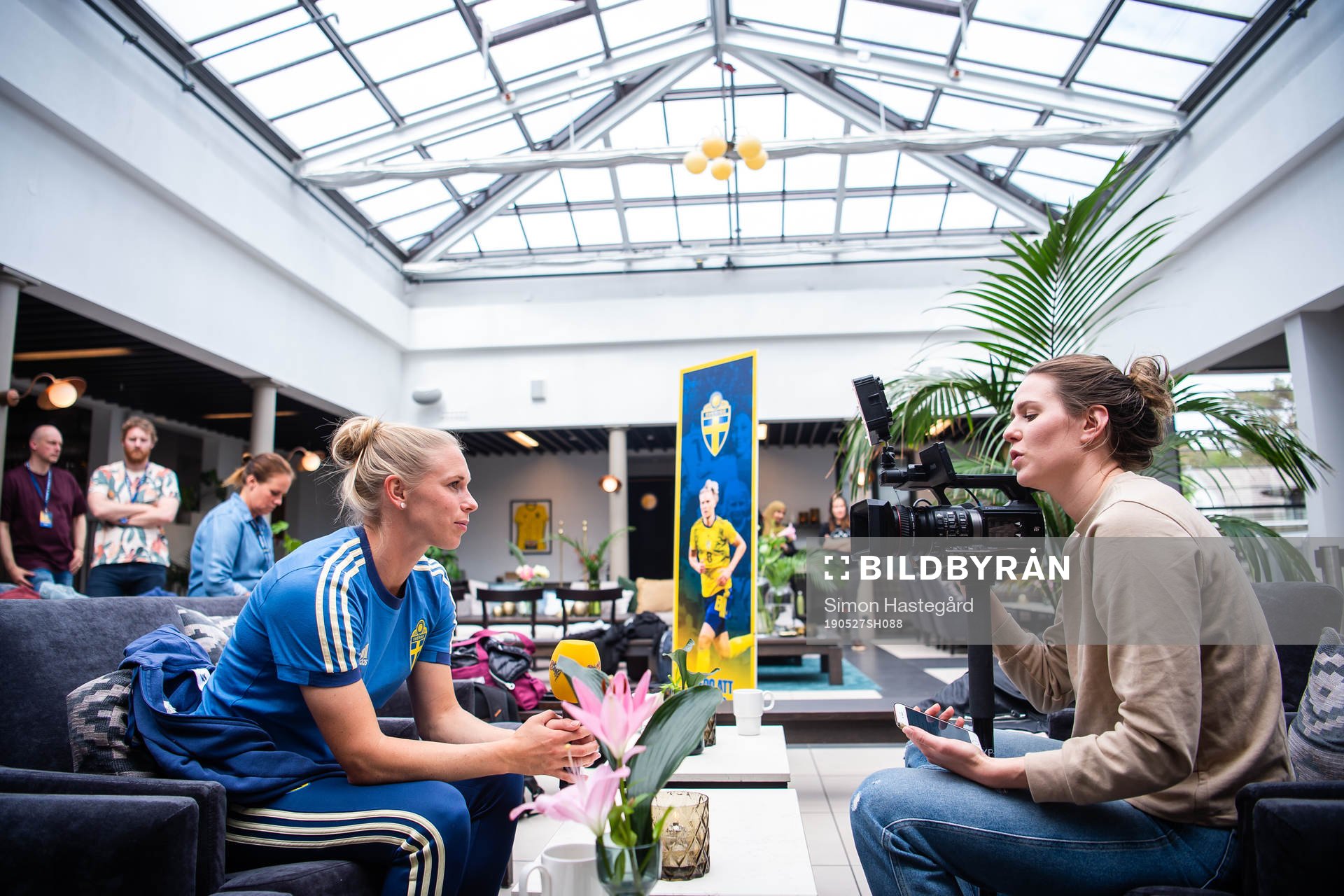 Jonna Andersson of Swedish women national football team