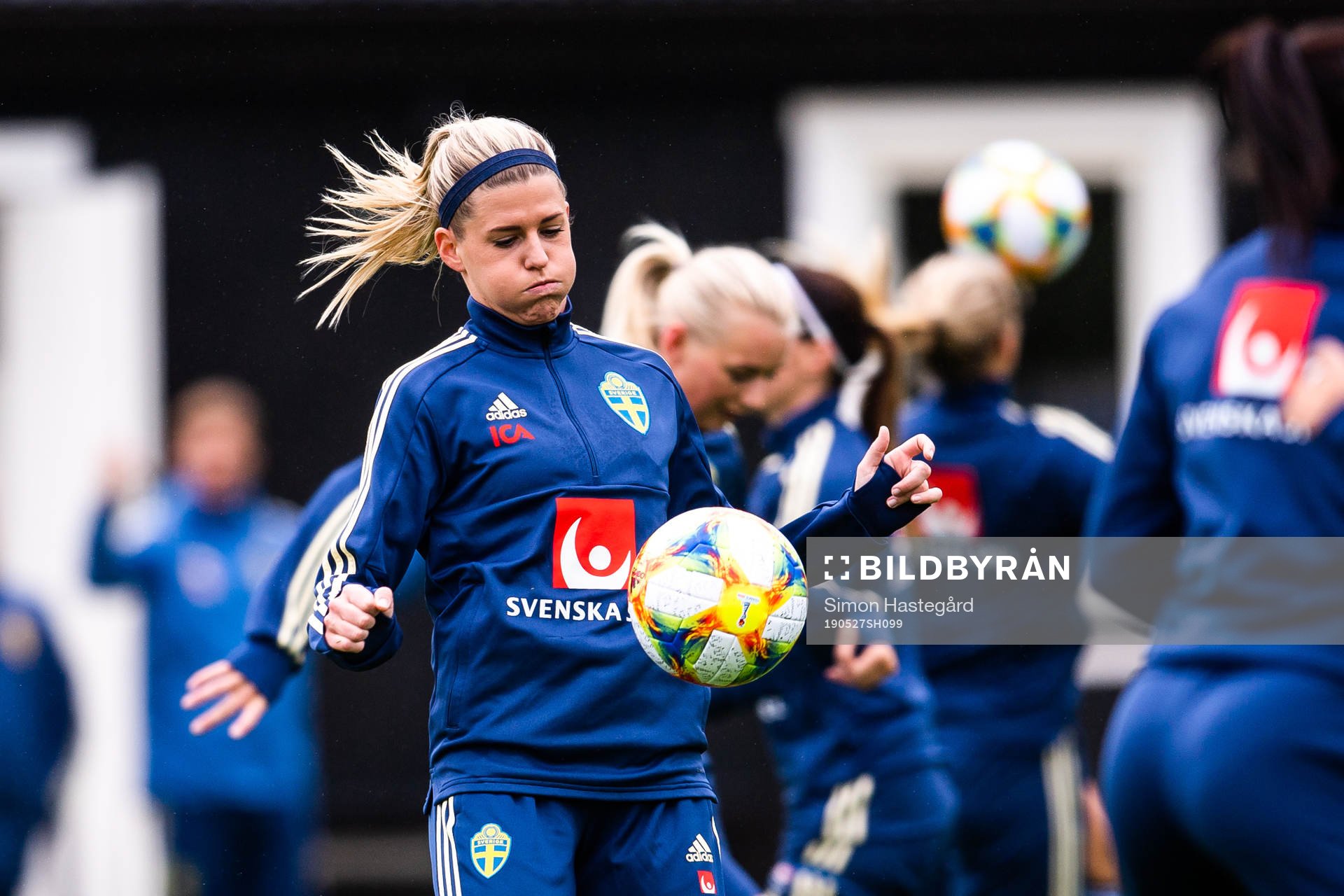 Olivia Schough of Swedish women national football team