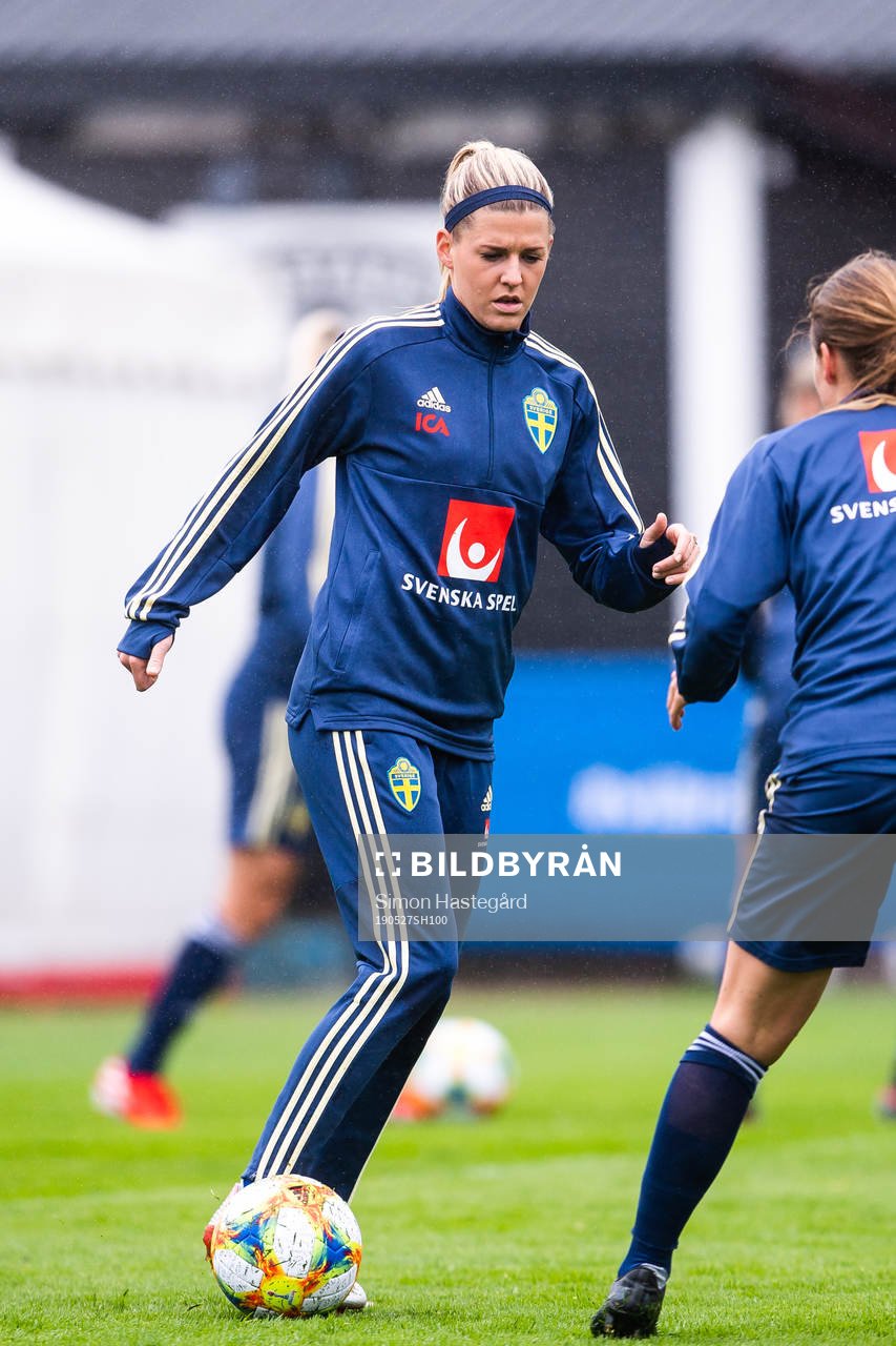 Olivia Schough of Swedish women national football team