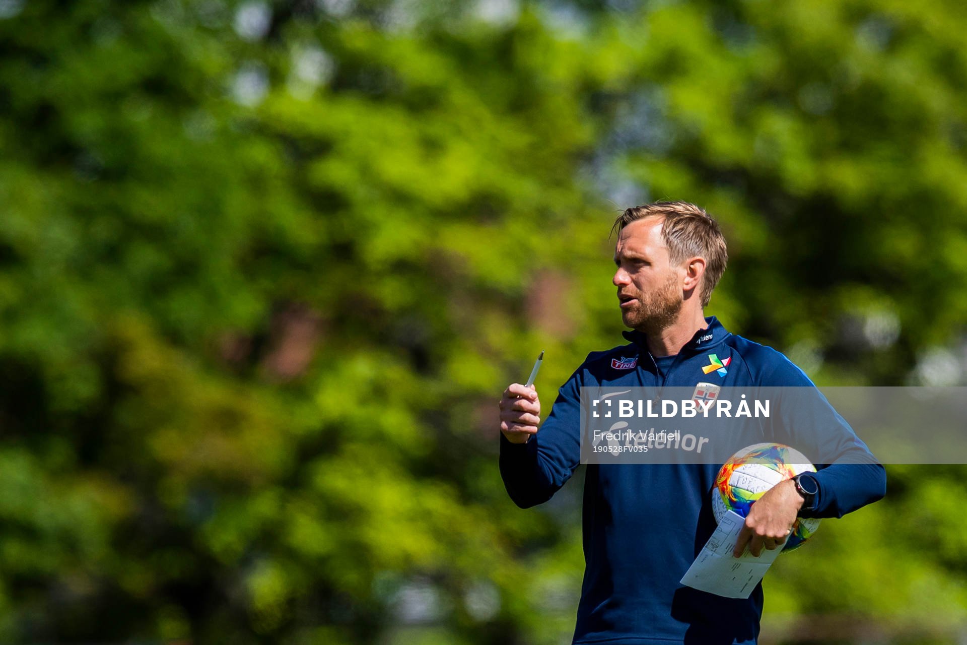 Martin Sjögren, head coach of Norway