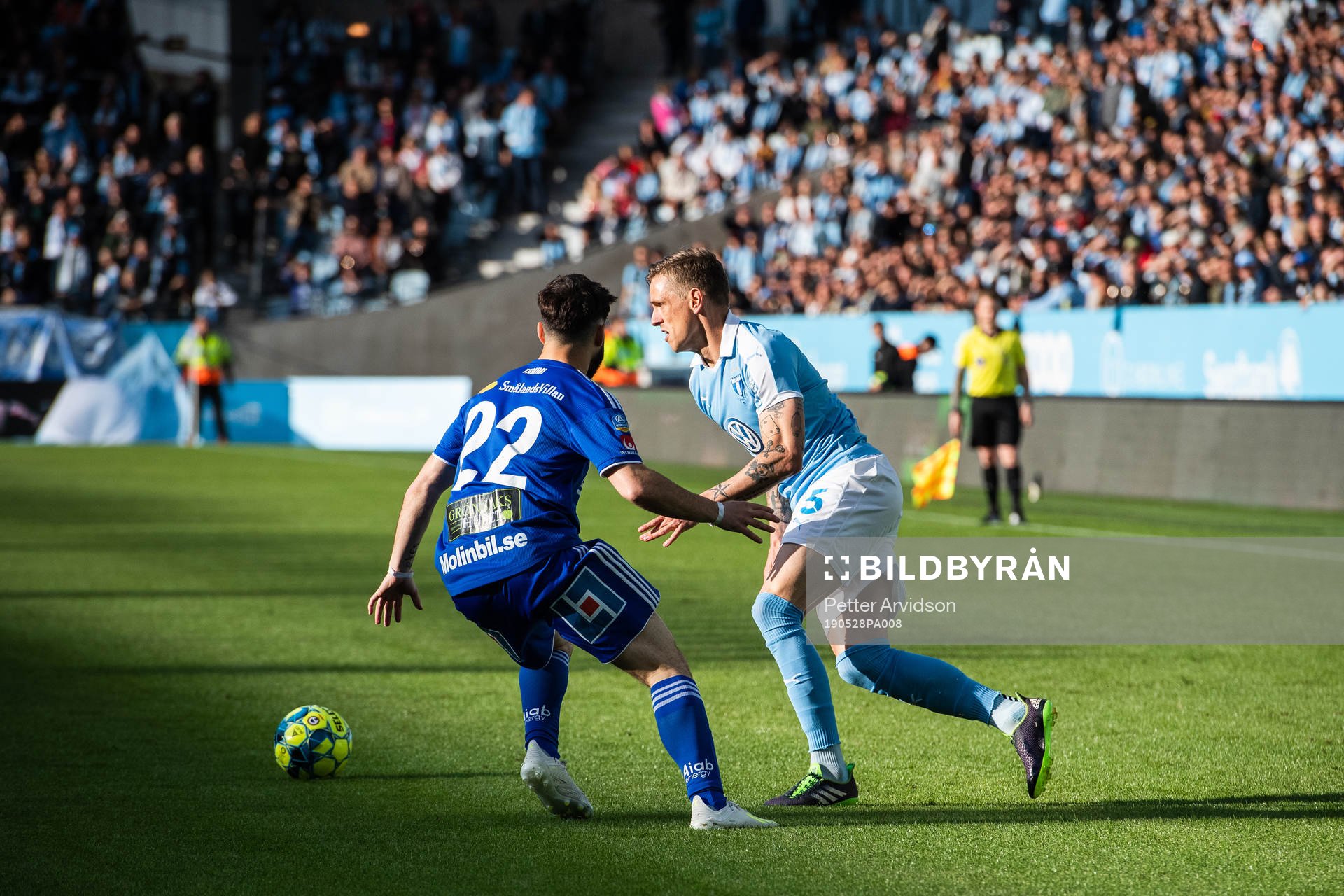 Sundsvalls Jonathan Tamimi och Malmö FFs Sören Rieks