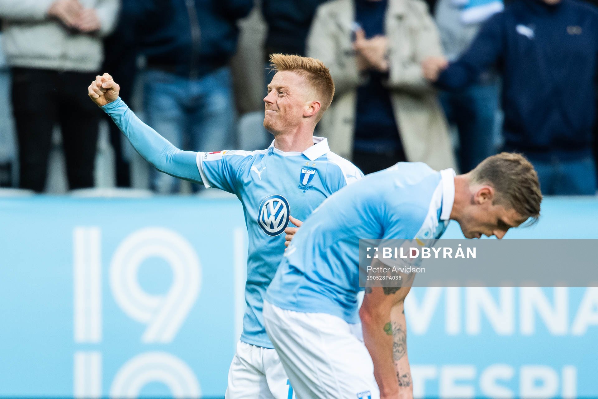 Malmö FFs Anders Christiansen jublar