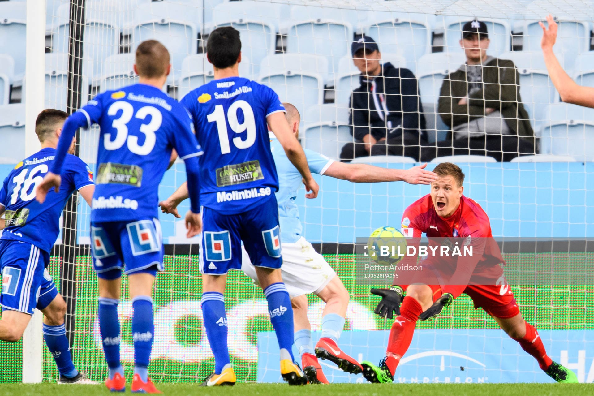Malmö FFs målvakt Johan Dahlin