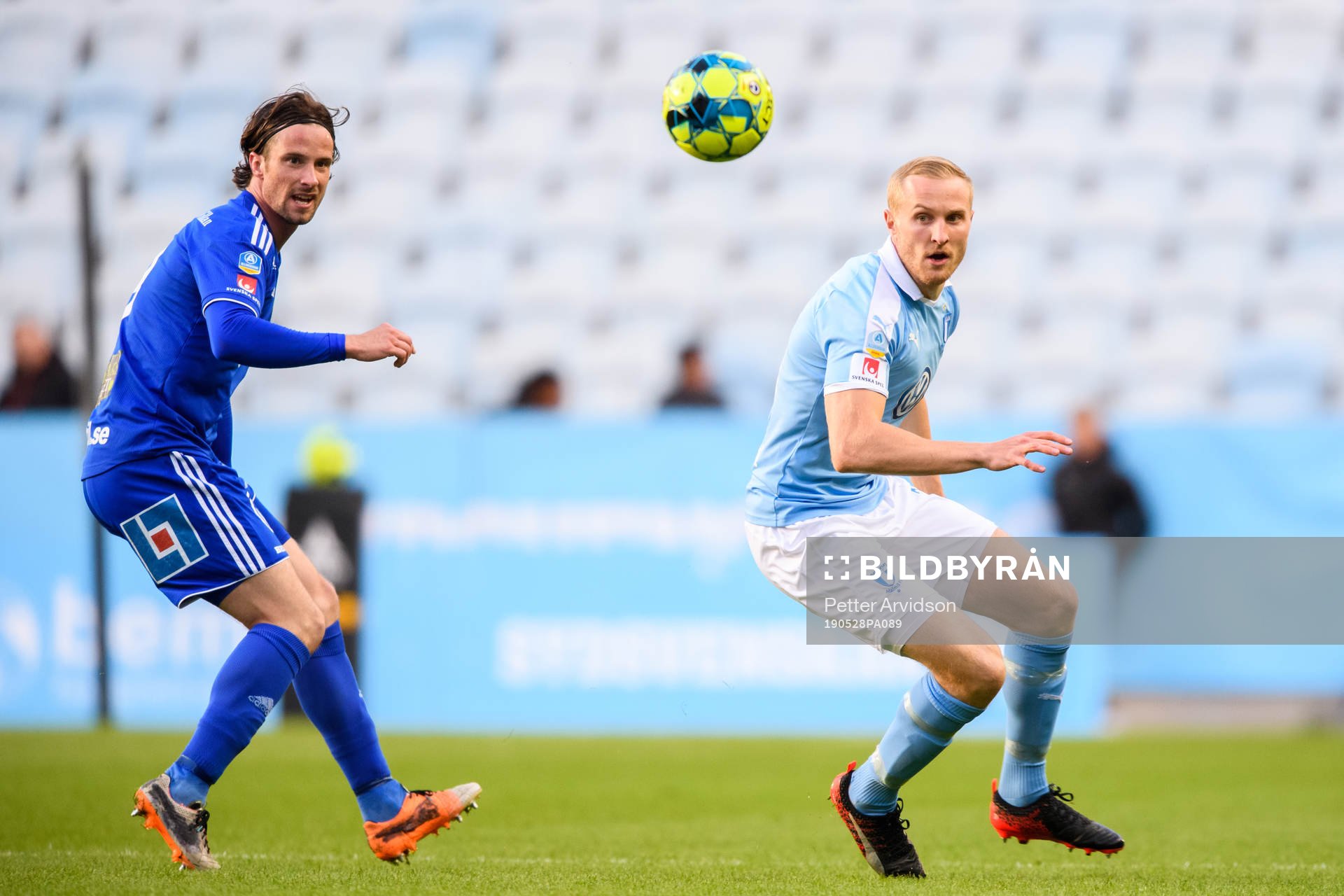 Sundsvalls Linus Hallenius och Malmö FFs Franz Brorsson