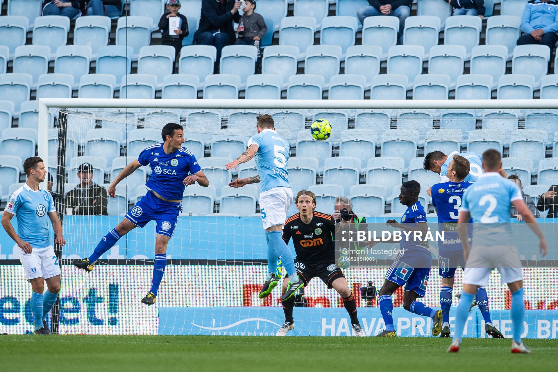 Malmö FFs Sören Rieks med målchans mot Sundsvalls