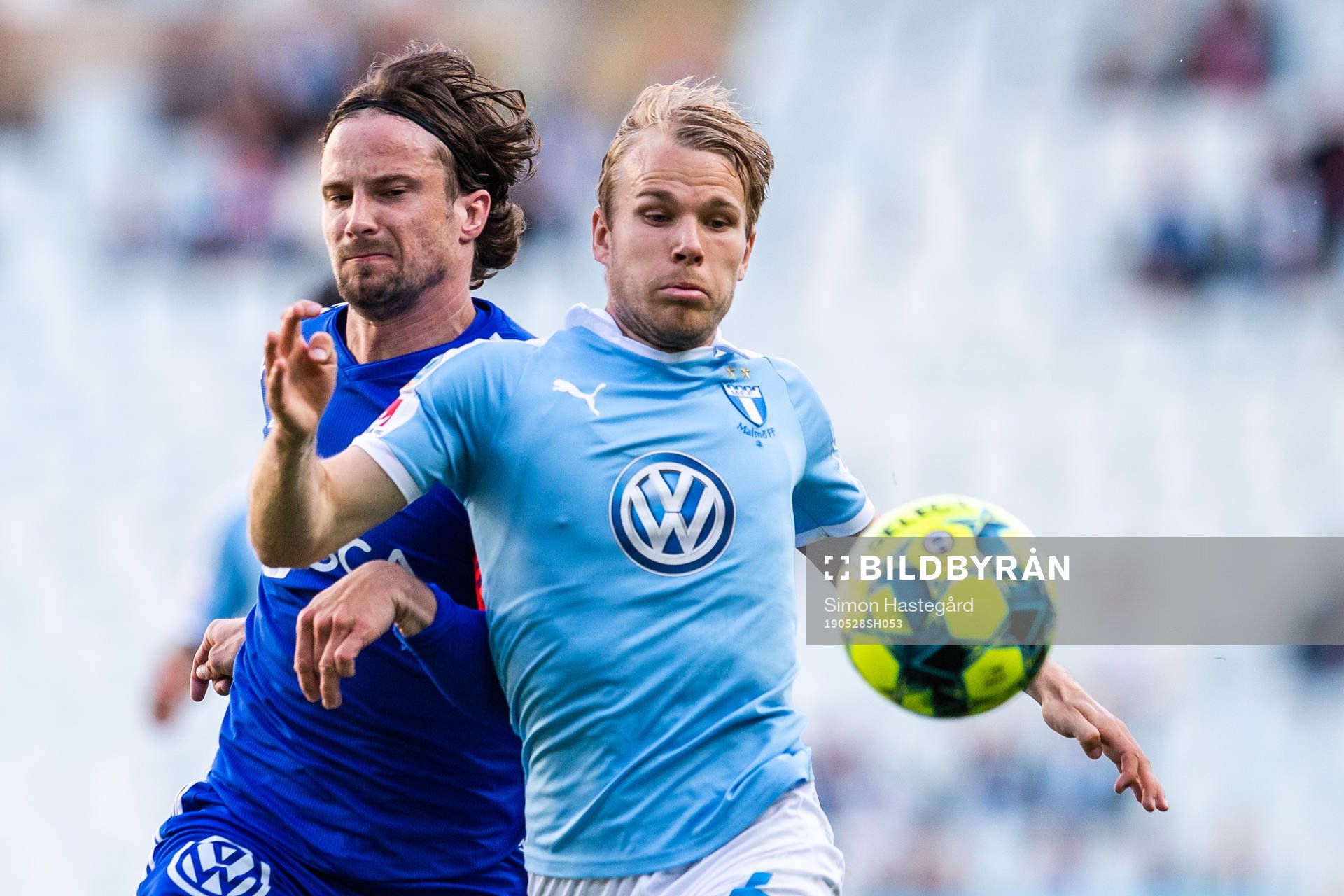 Sundsvalls Linus Hallenius och Malmö FFs Oscar Lewicki