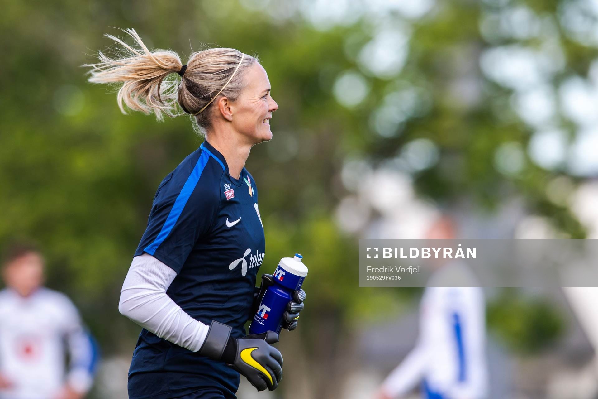 Goalkeeper Ingrid Hjelmseth of Norway