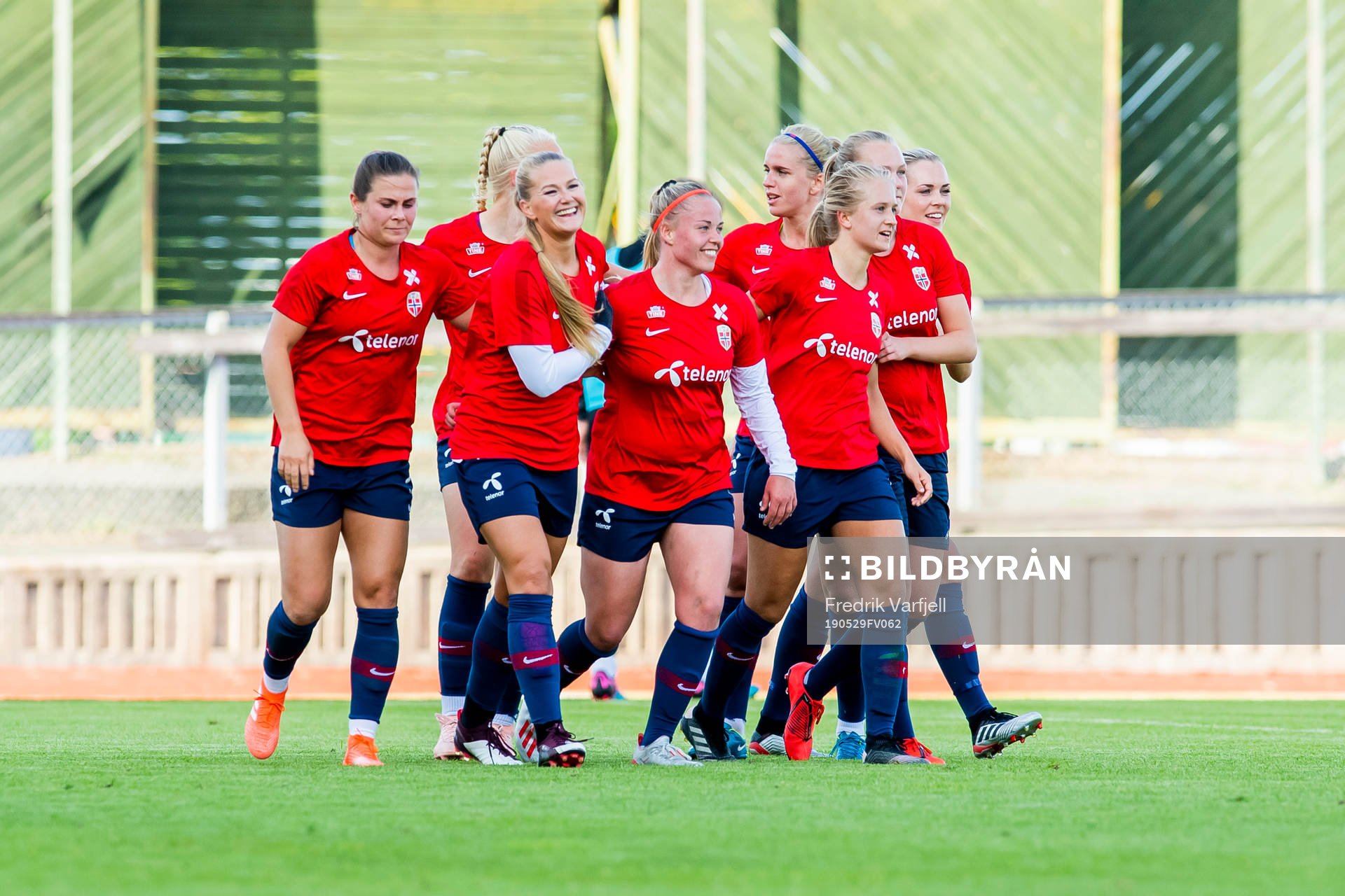 Therese Sessy Åsland of Norway celebrates with her