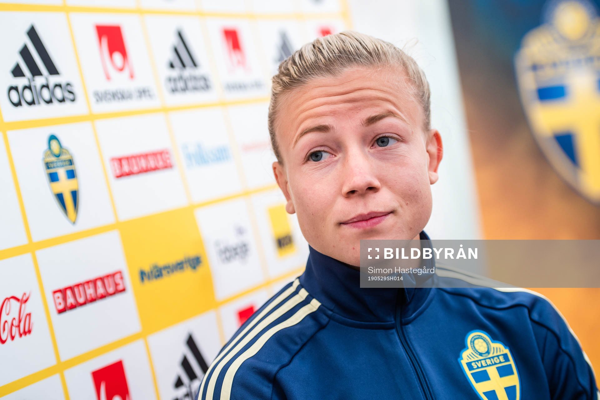 Hanna Glas of Swedish women national football team