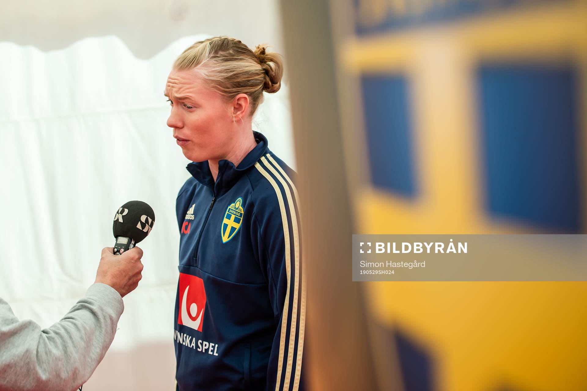 Goalkeeper Hedvig Lindahl of Swedish women national