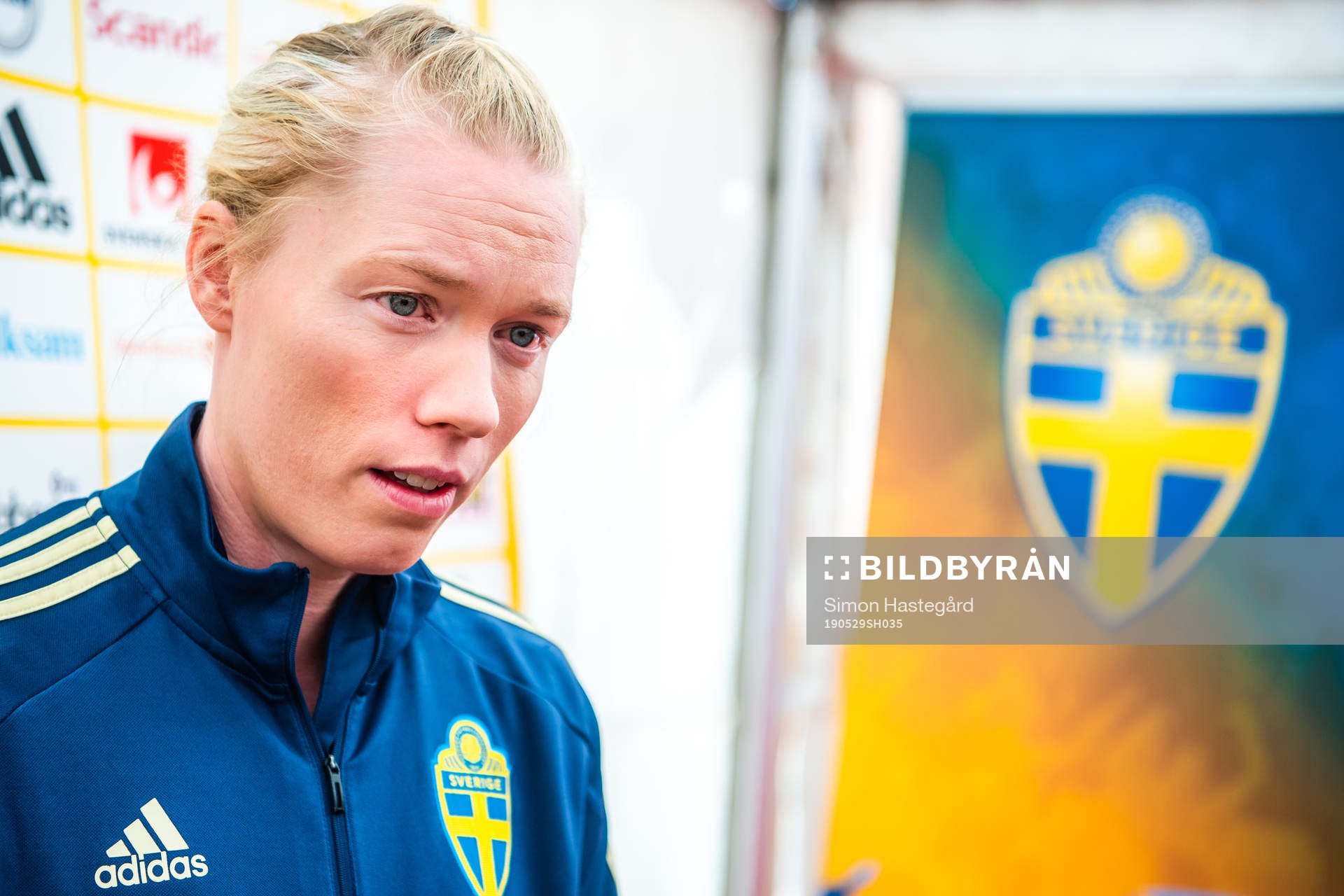 Goalkeeper Hedvig Lindahl of Swedish women national