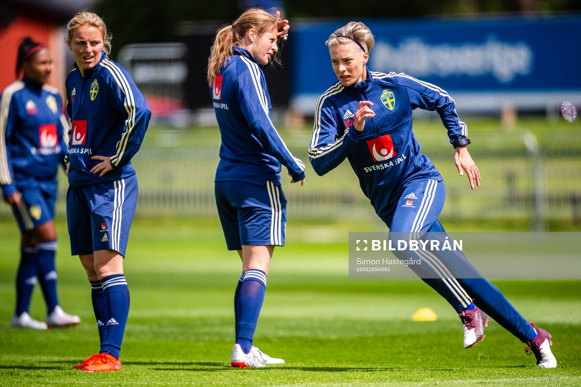 Mimmi Larsson, Anna Anvegård and Lina Hurtig of Swedish