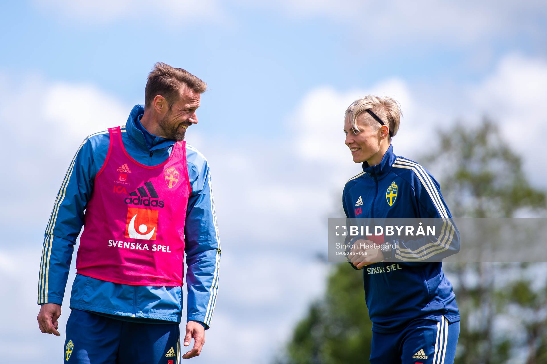 Coordinator Magnus Andersson and Lina Hurtig of Swedish