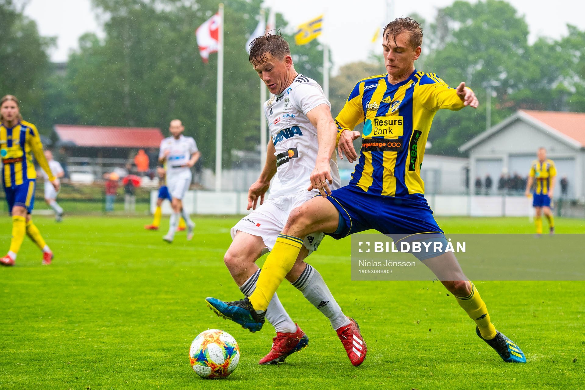 Eskilsminnes Dennis Olsson och Oskarshamns Filip Jägerbrink