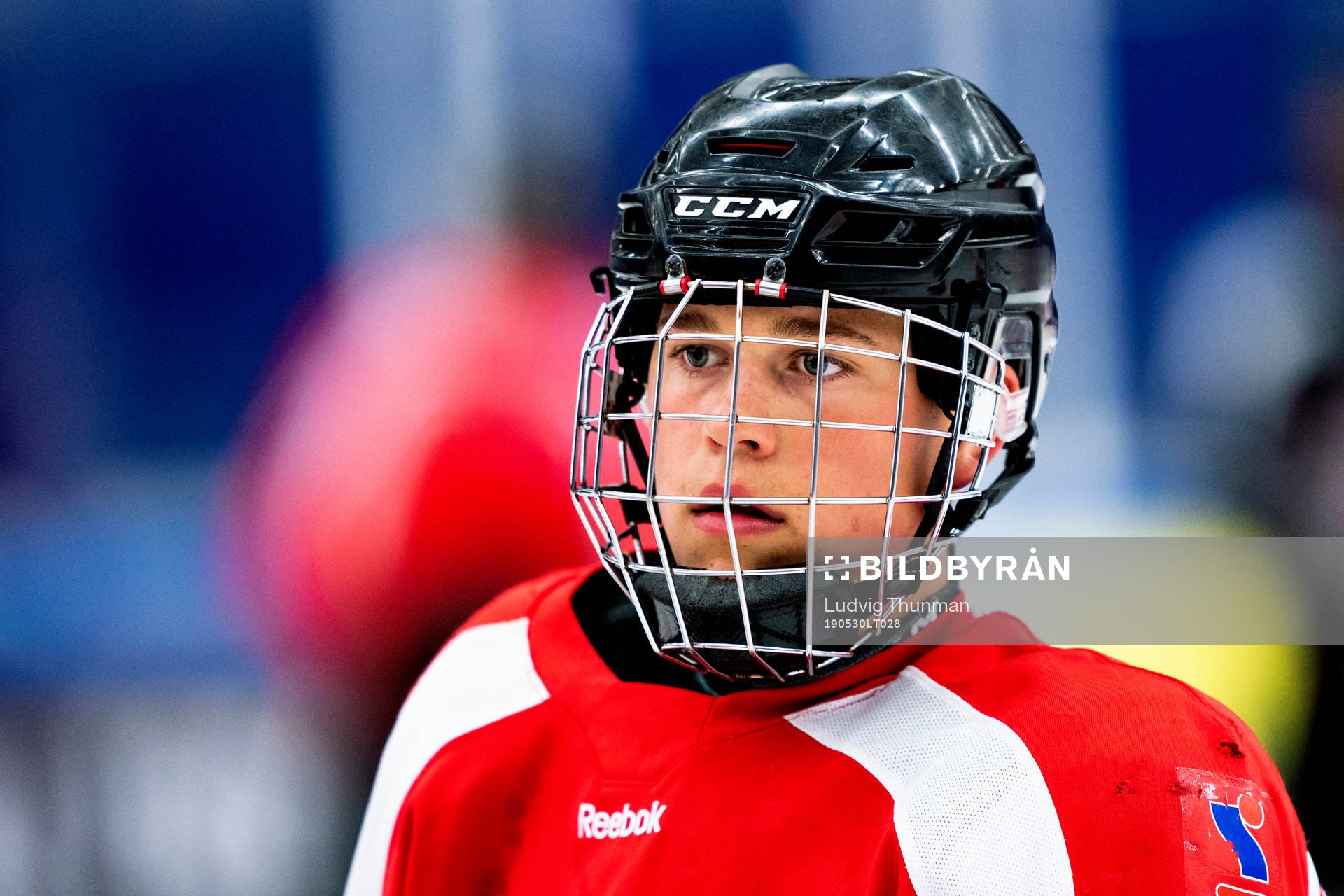 under en ishockeyträning med Malmö Redhawks J18/20