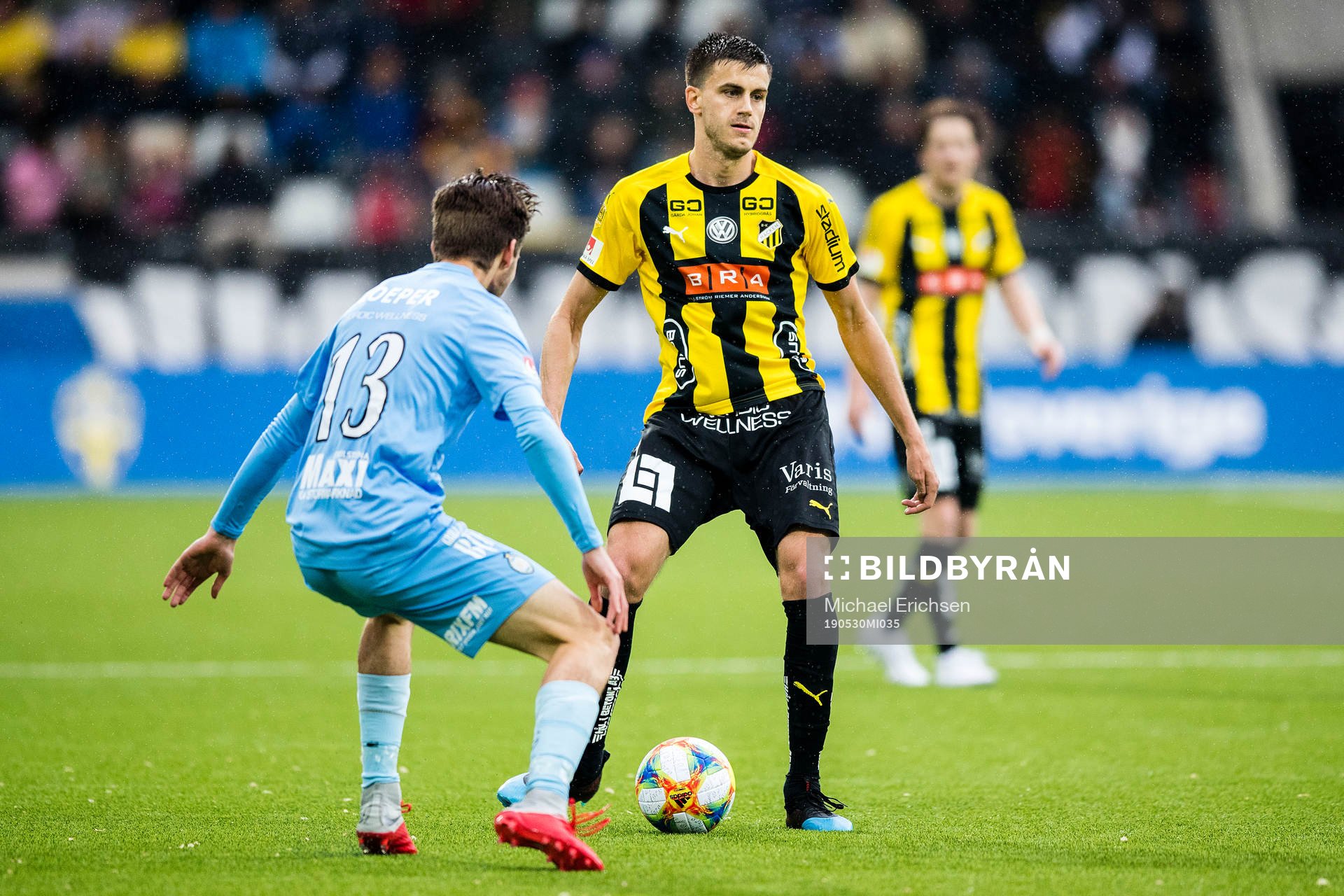 AFC Eskilstunas Wilhelm Loeper och Häckens Alexander
