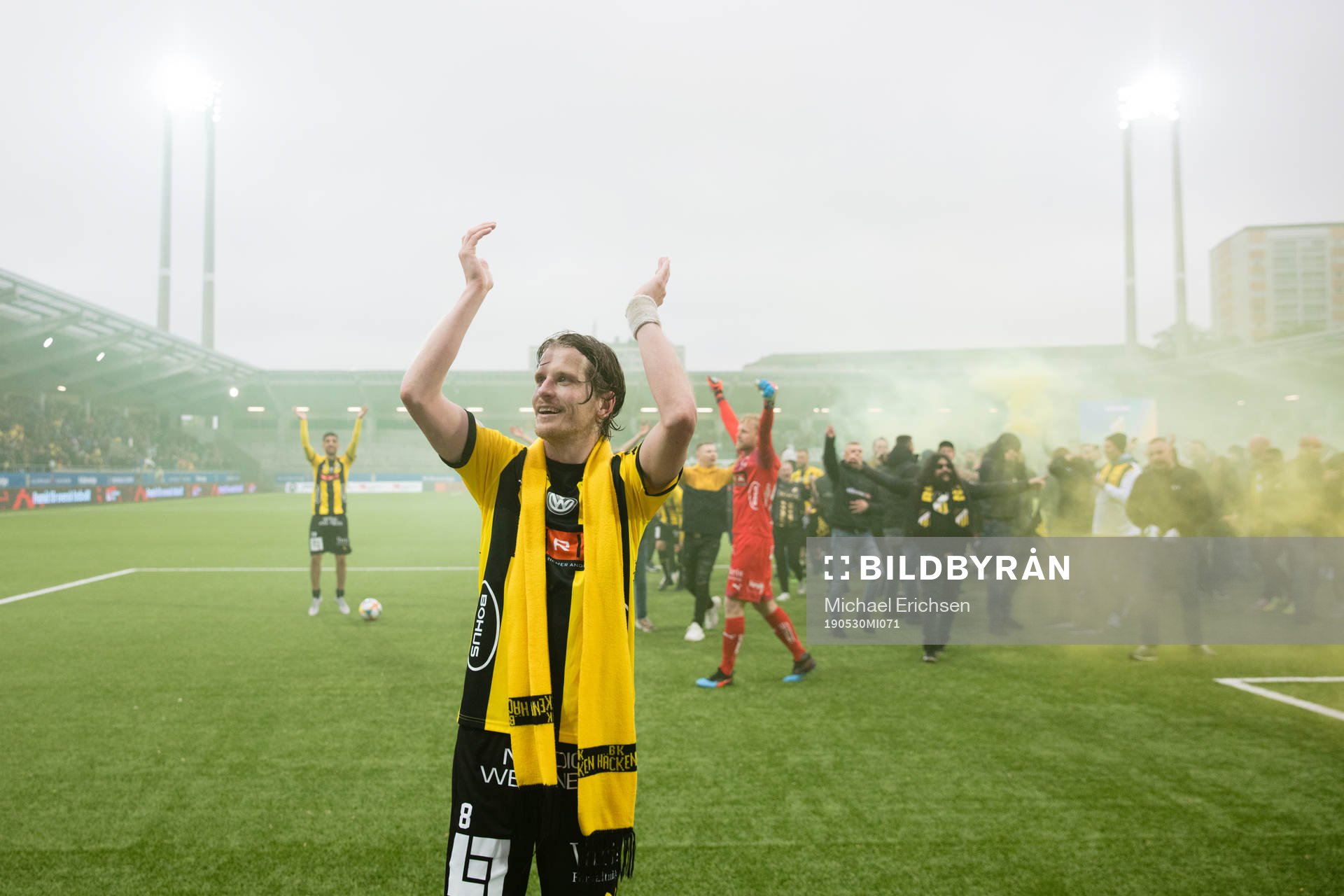 Häckens Erik Friberg jublar