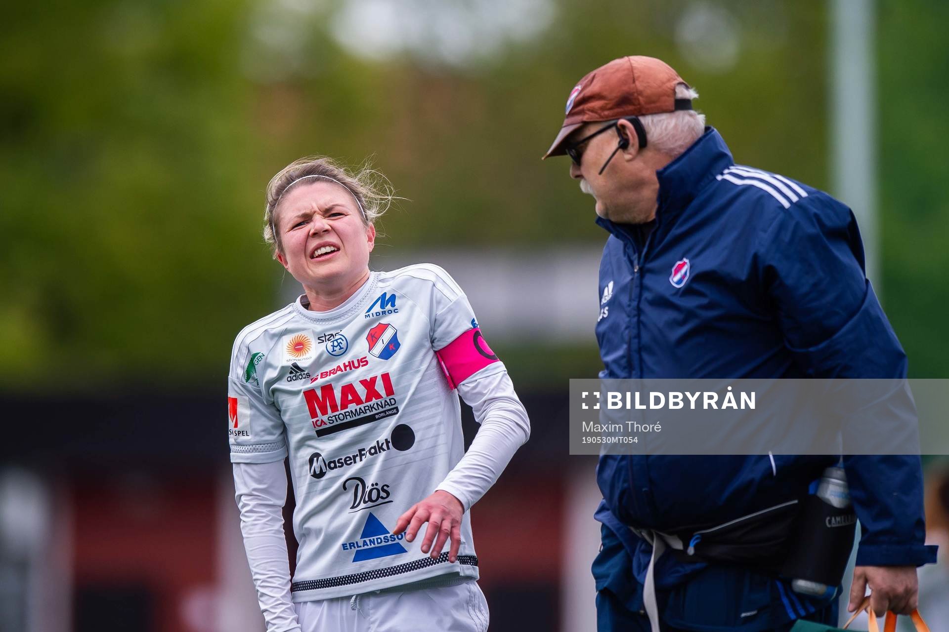 Kvarnsvedens Michaela Hermansson har ont
